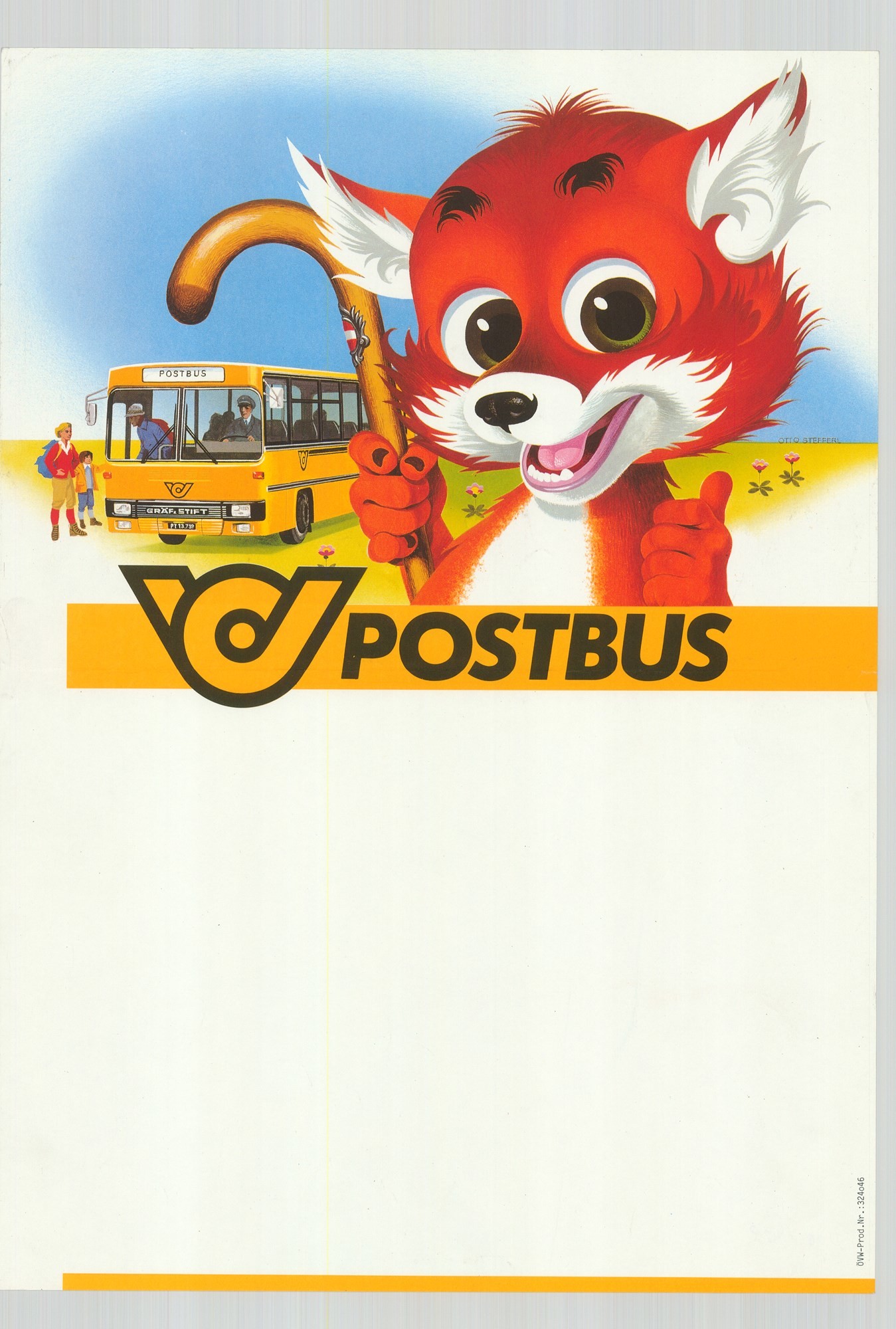 Plakát - Osztrák posta, postabusz (Postamúzeum CC BY-NC-SA)