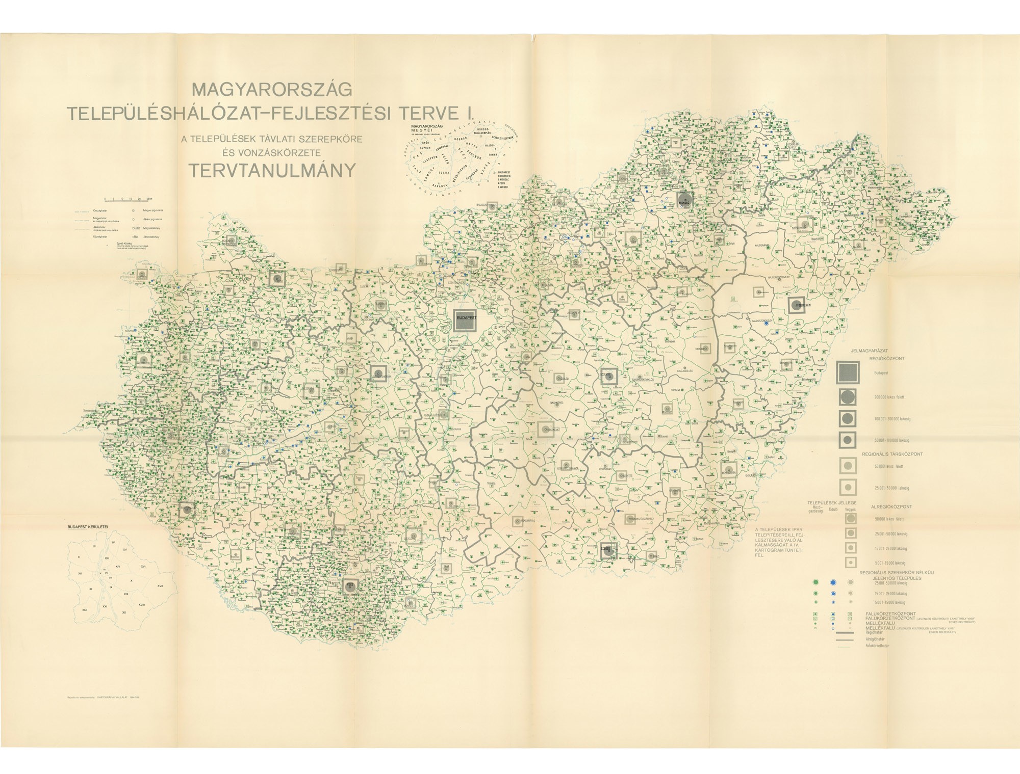 Magyarország településhálózat-fejlesztési terve I. (Postamúzeum CC BY-NC-SA)