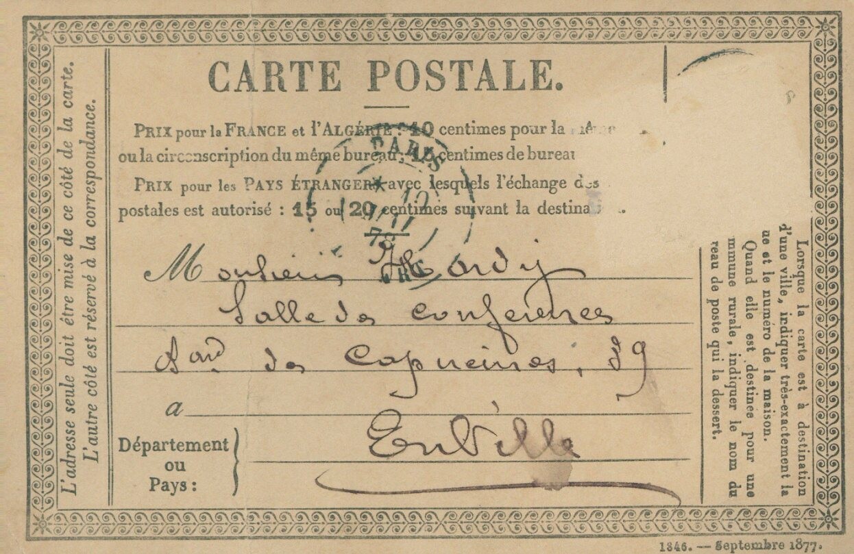 Levelezőlap (Postamúzeum CC BY-NC-SA)