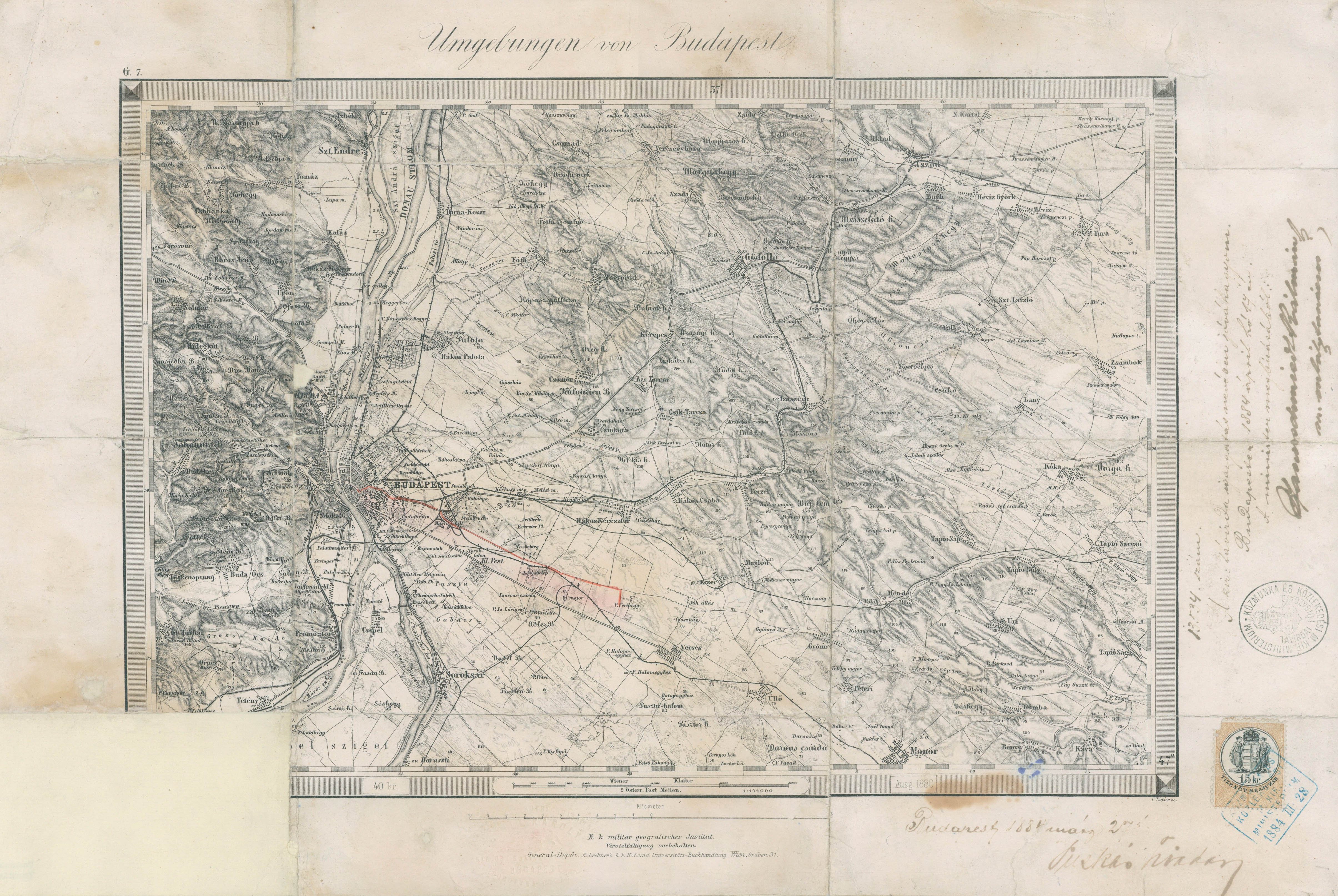 Térkép (Postamúzeum CC BY-NC-SA)