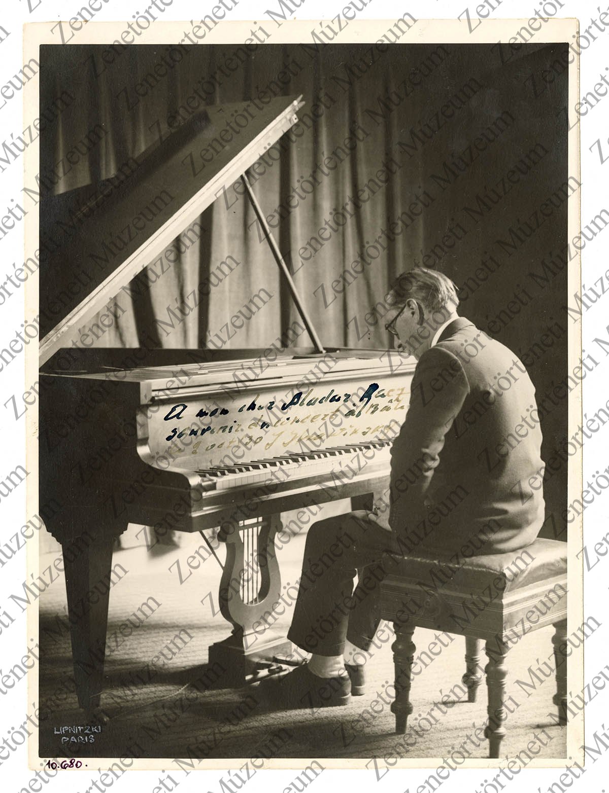 Igor Stravinsky fényképe (Zenetörténeti Múzeum CC BY-NC-SA)