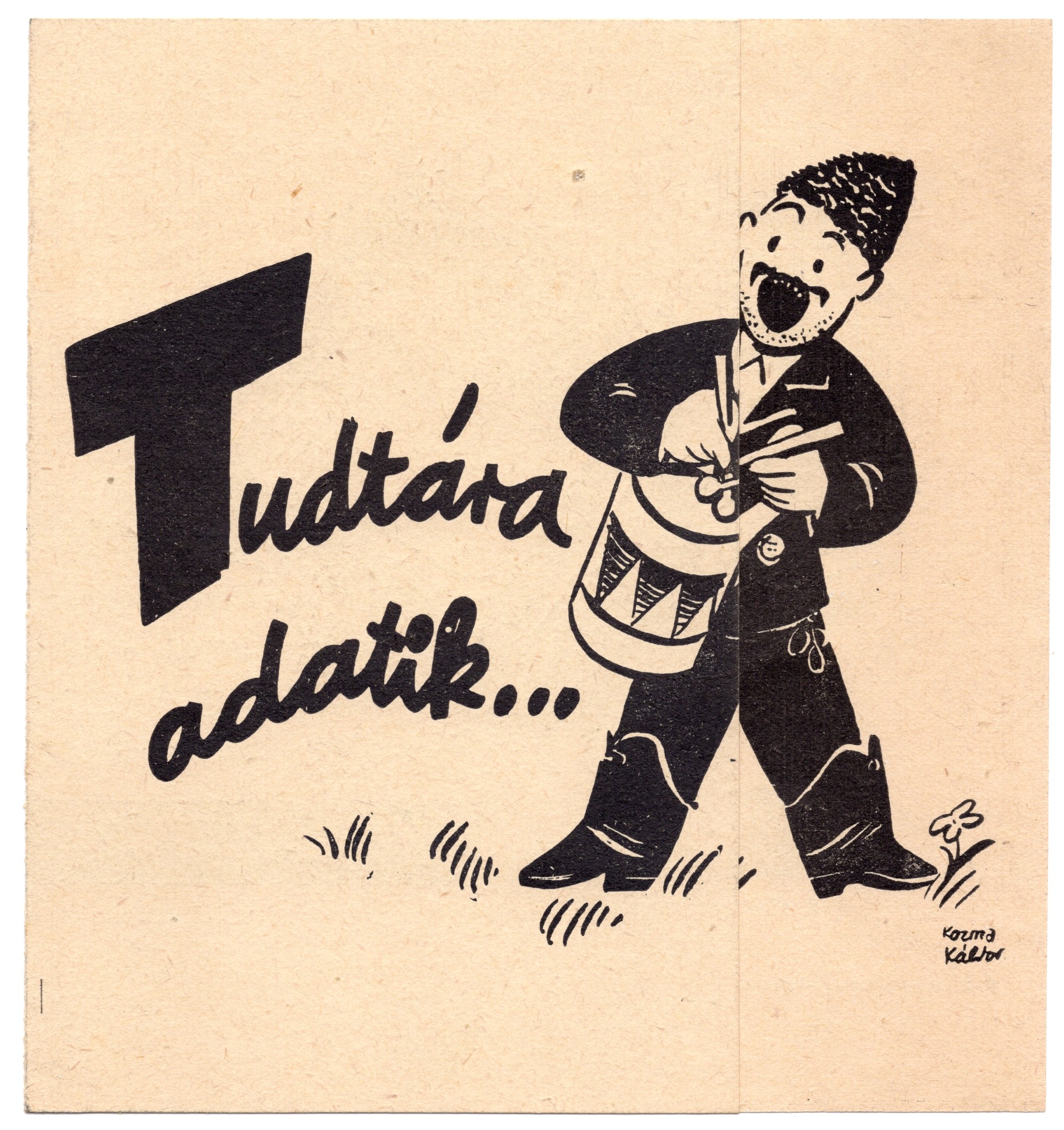 Magyar Divatcsarnok reklámlapja (Magyar Kereskedelmi és Vendéglátóipari Múzeum CC BY-NC-SA)