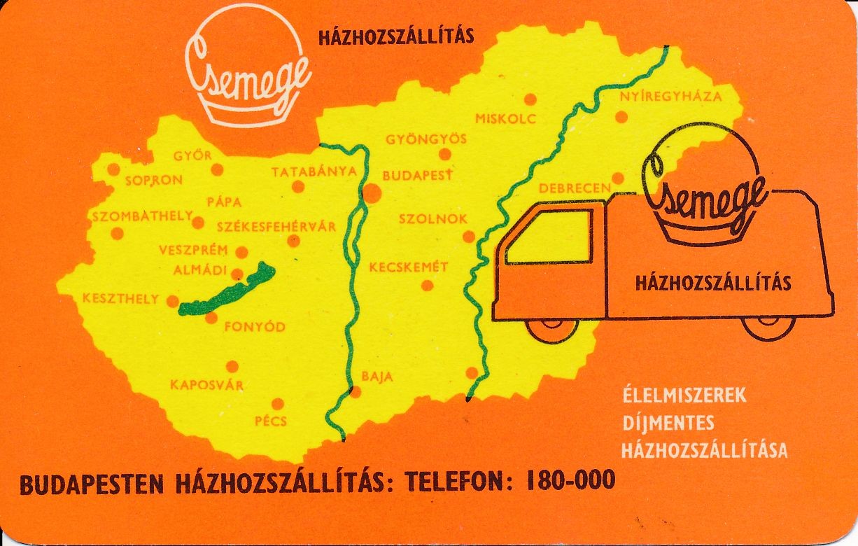 kártyanaptár 1968 (Magyar Kereskedelmi és Vendéglátóipari Múzeum CC BY-NC-SA)