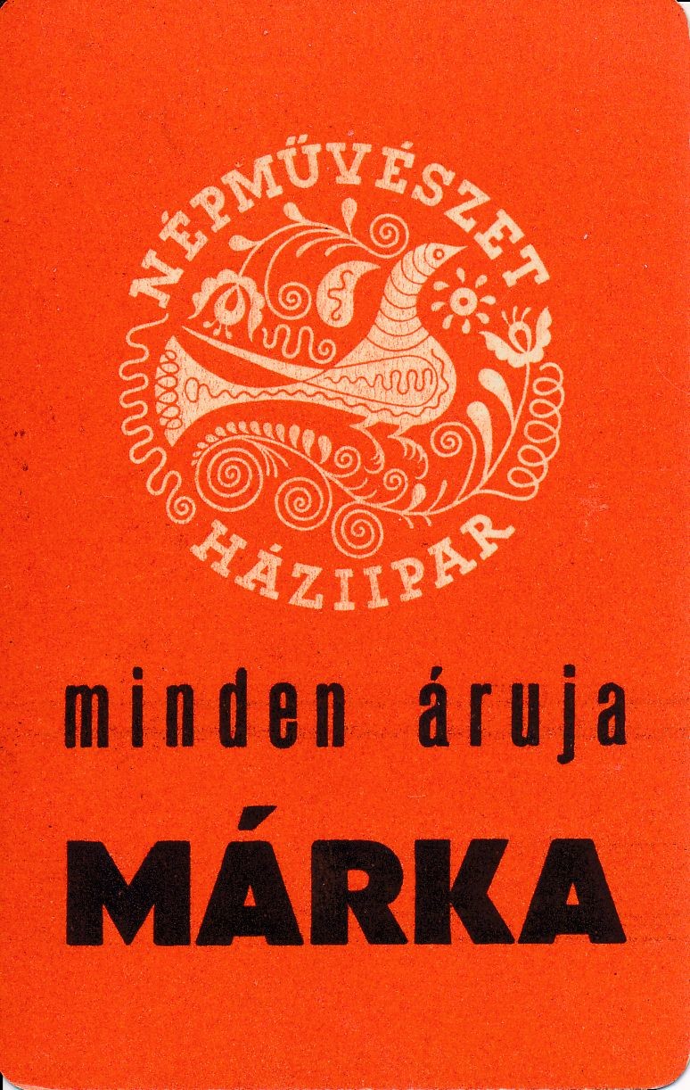 Népművészeti és Háziipari Vállalat kártyanaptár 1968 (Magyar Kereskedelmi és Vendéglátóipari Múzeum CC BY-NC-SA)