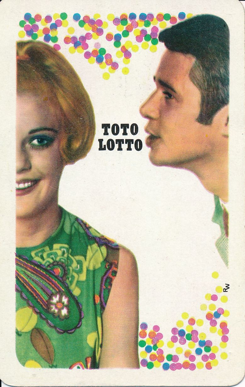 Egész évben szerencse totó lottó kártyanaptár 1970 (Magyar Kereskedelmi és Vendéglátóipari Múzeum CC BY-NC-SA)