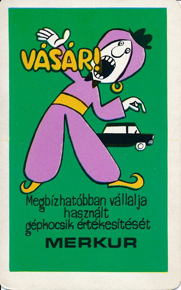 Merkur kártyanaptár 1971 (Magyar Kereskedelmi és Vendéglátóipari Múzeum CC BY-NC-SA)