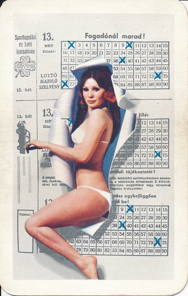 Lottó kártyanaptár 1972 (Magyar Kereskedelmi és Vendéglátóipari Múzeum CC BY-NC-SA)