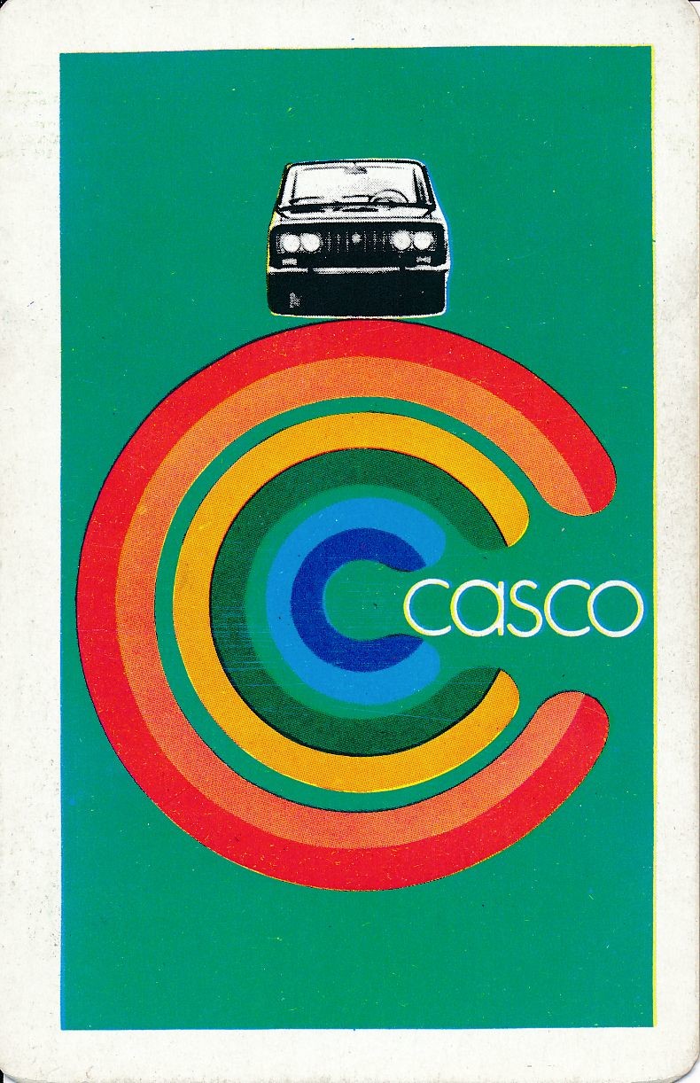 CASCO kártyanaptár 1972 (Magyar Kereskedelmi és Vendéglátóipari Múzeum CC BY-NC-SA)