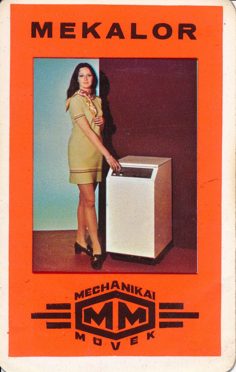 Mechanikai Művek Mekalor kártyanaptár 1972 (Magyar Kereskedelmi és Vendéglátóipari Múzeum CC BY-NC-SA)