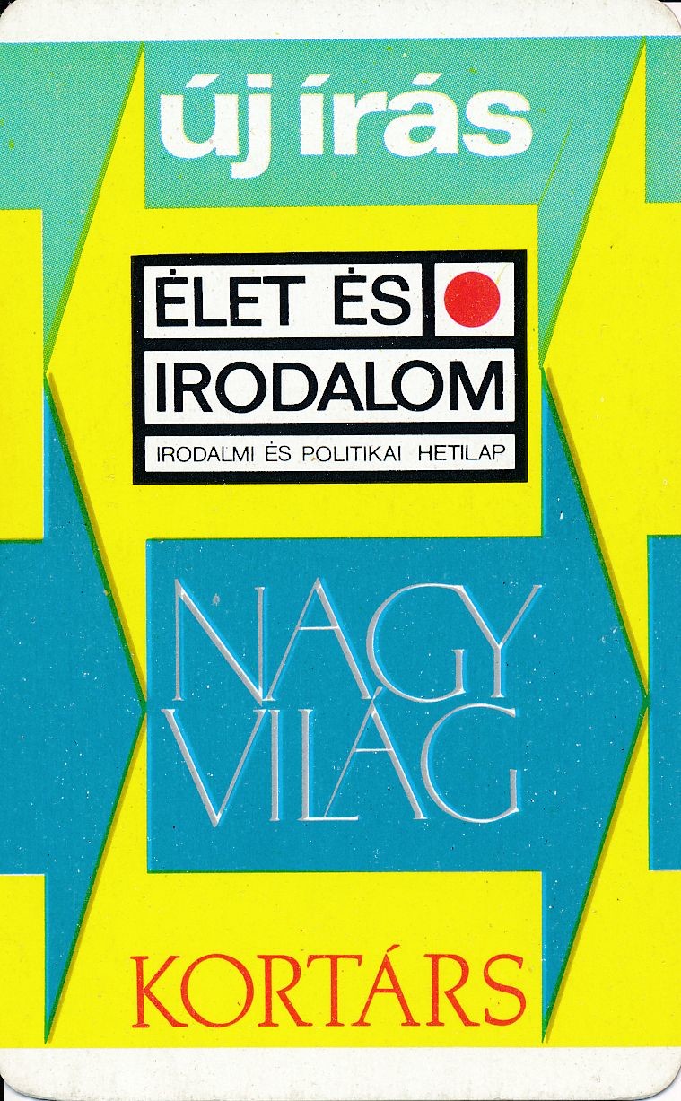 Élet és Irodalom kártyanaptár 1972 (Magyar Kereskedelmi és Vendéglátóipari Múzeum CC BY-NC-SA)