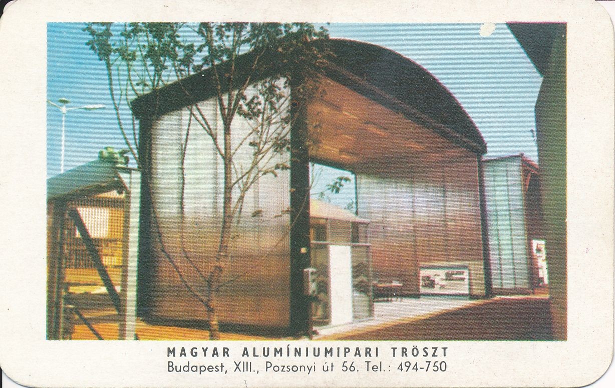 Magyar Alumíniumipari Tröszt kártyanaptár 1972 (Magyar Kereskedelmi és Vendéglátóipari Múzeum CC BY-NC-SA)