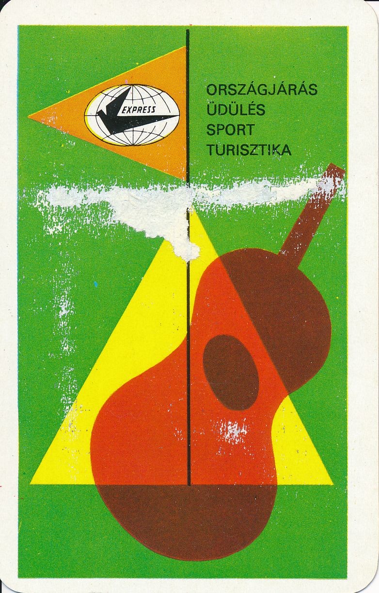 Express Ifjúsági és Diák Utazási Iroda kártyanaptár 1977 (Magyar Kereskedelmi és Vendéglátóipari Múzeum CC BY-NC-SA)