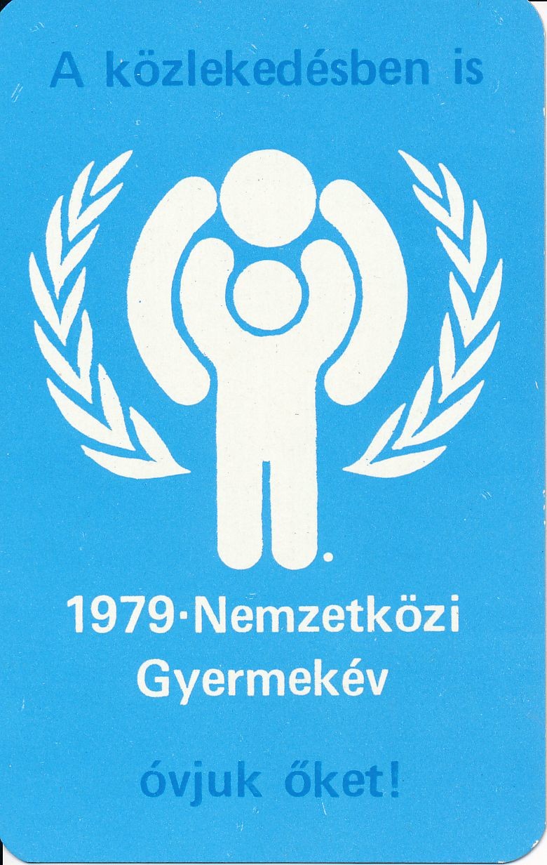 Nemzetközi Gyermekév kártyanaptár 1979 (Magyar Kereskedelmi és Vendéglátóipari Múzeum CC BY-NC-SA)