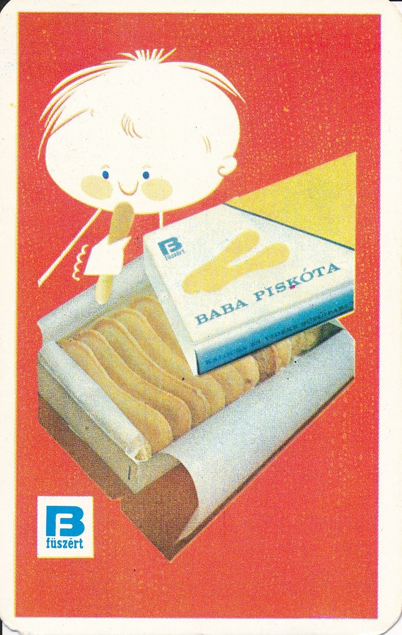 Budapesti Fűszer és Édességnagykereskedelmi Vállalat kártyanaptár 1973 (Magyar Kereskedelmi és Vendéglátóipari Múzeum CC BY-NC-SA)
