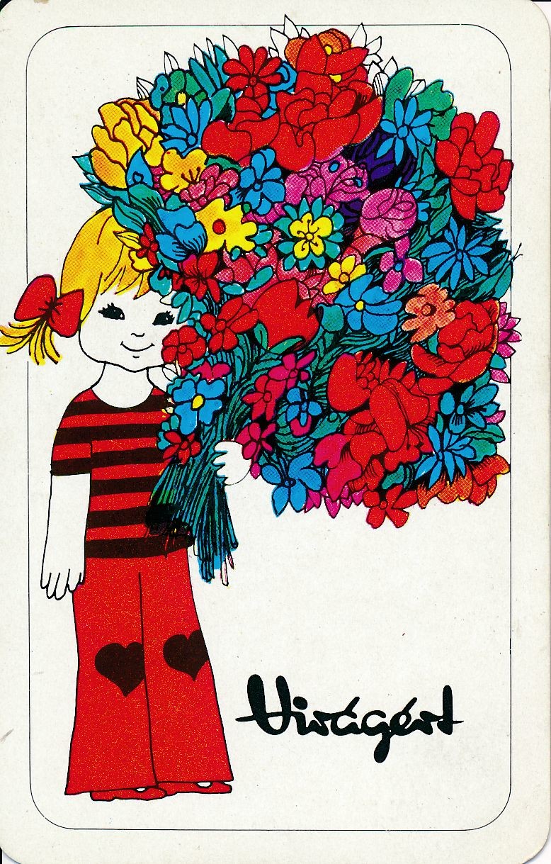 Virágért kártyanaptár 1980 (Magyar Kereskedelmi és Vendéglátóipari Múzeum CC BY-NC-SA)