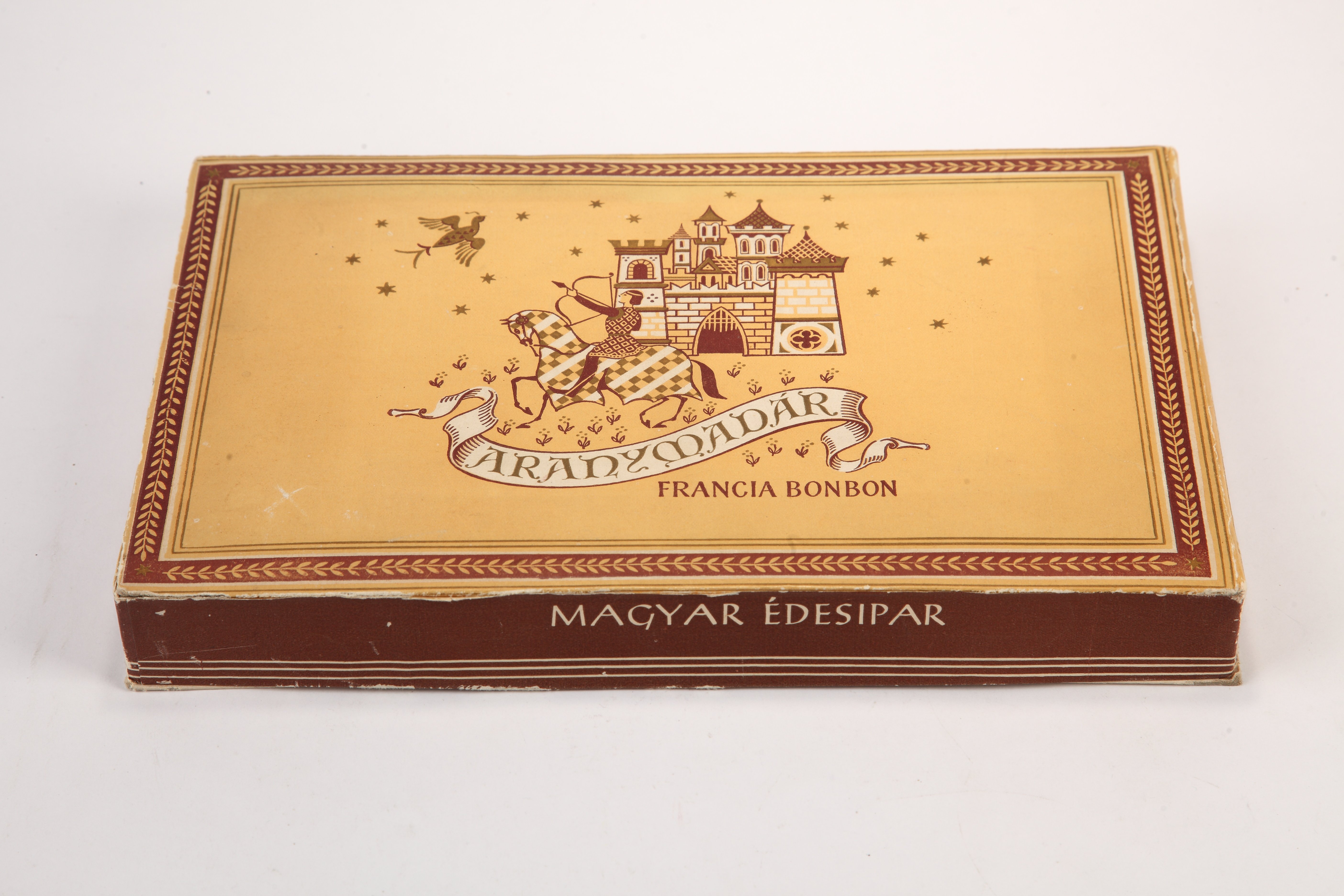 Aranymadár Francia bonbon (Magyar Kereskedelmi és Vendéglátóipari Múzeum CC BY-NC-SA)