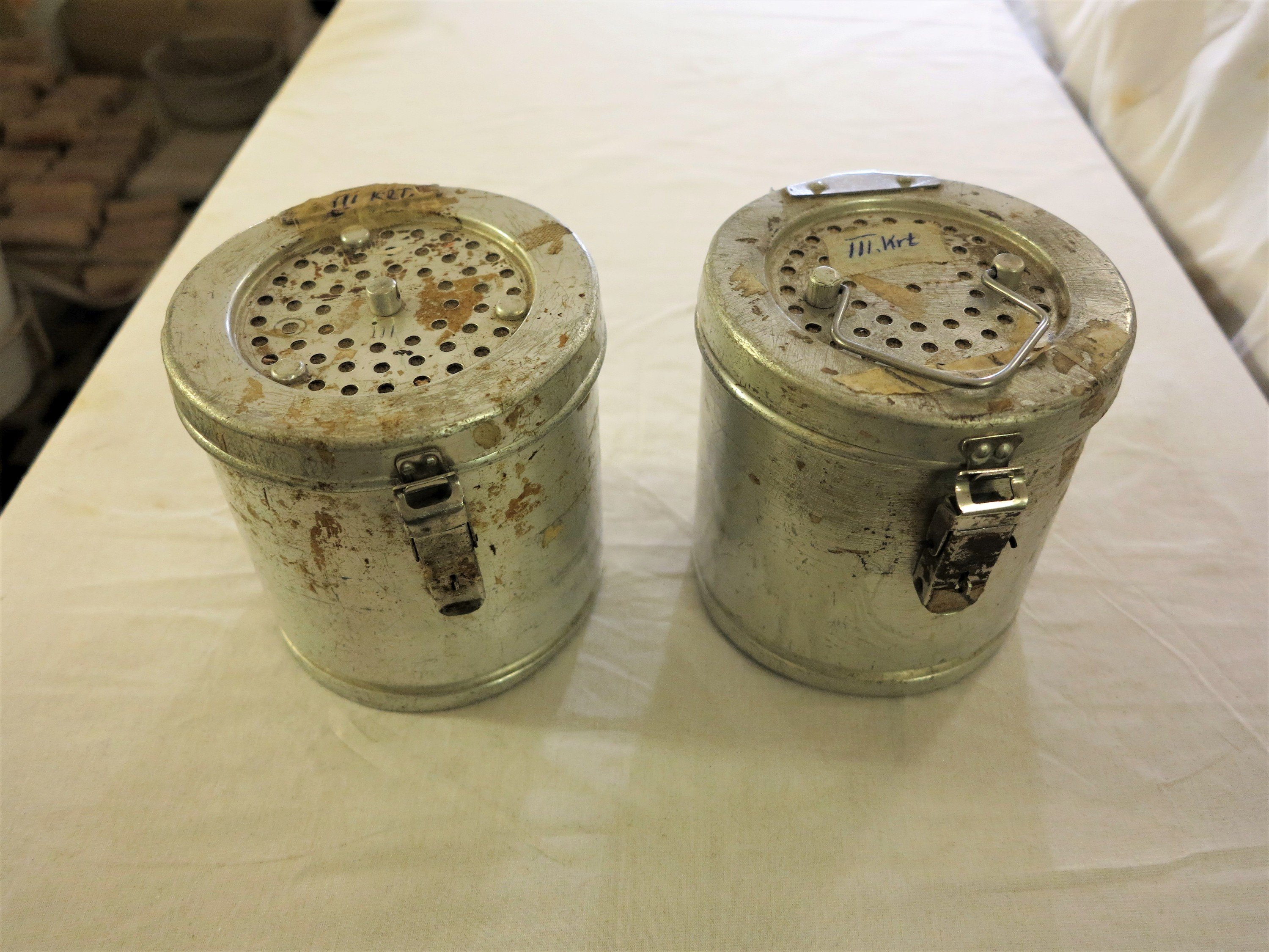 Sterilizáló tartályok (Sziklakórház Atombunker Múzeum CC BY-NC-SA)