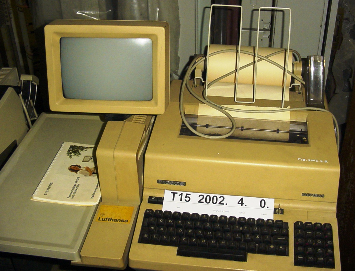 Távgépíró, Siemens T1000 (Postamúzeum CC BY-NC-SA)