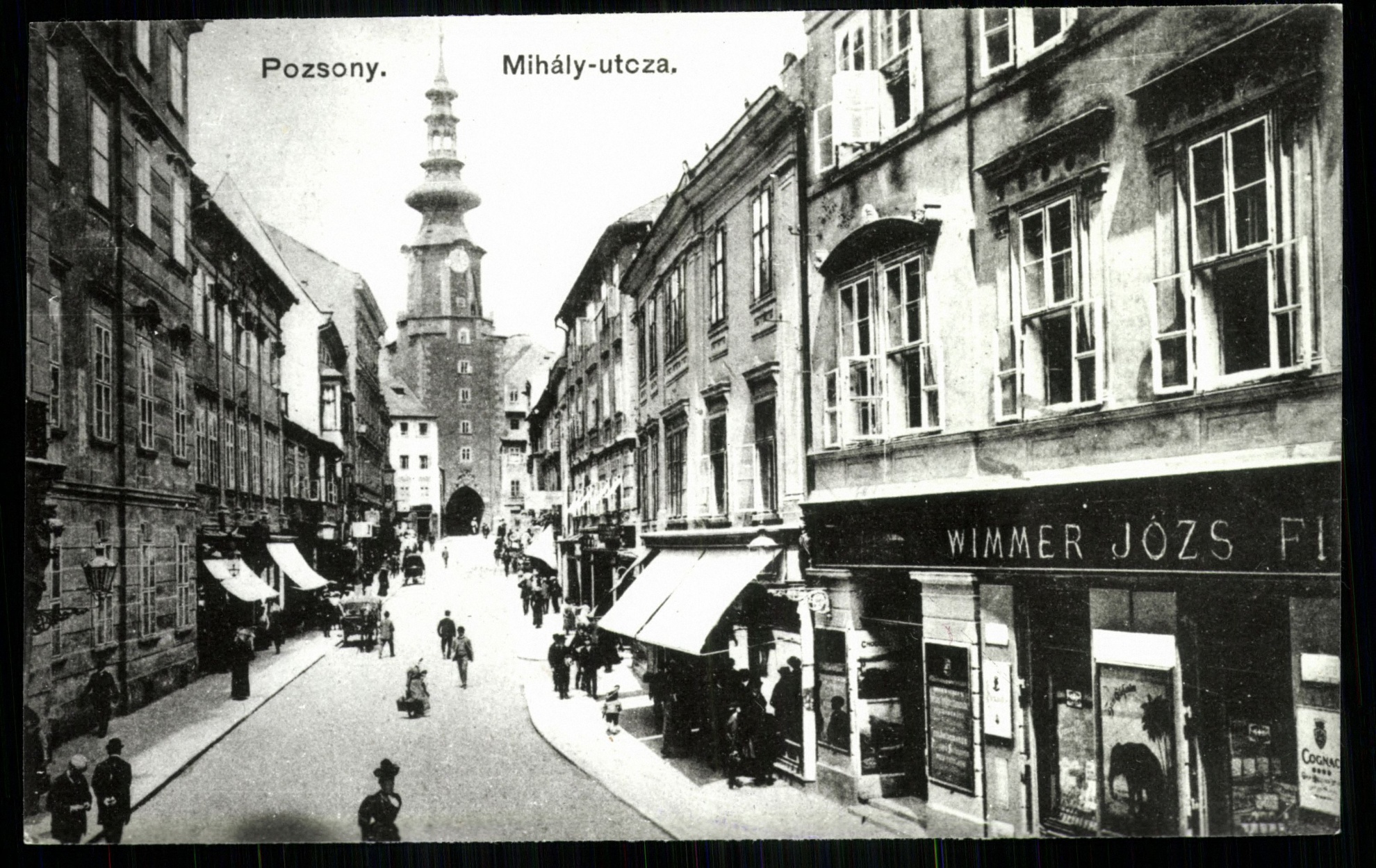 Pozsony; Mihály utca (Magyar Kereskedelmi és Vendéglátóipari Múzeum CC BY-NC-ND)