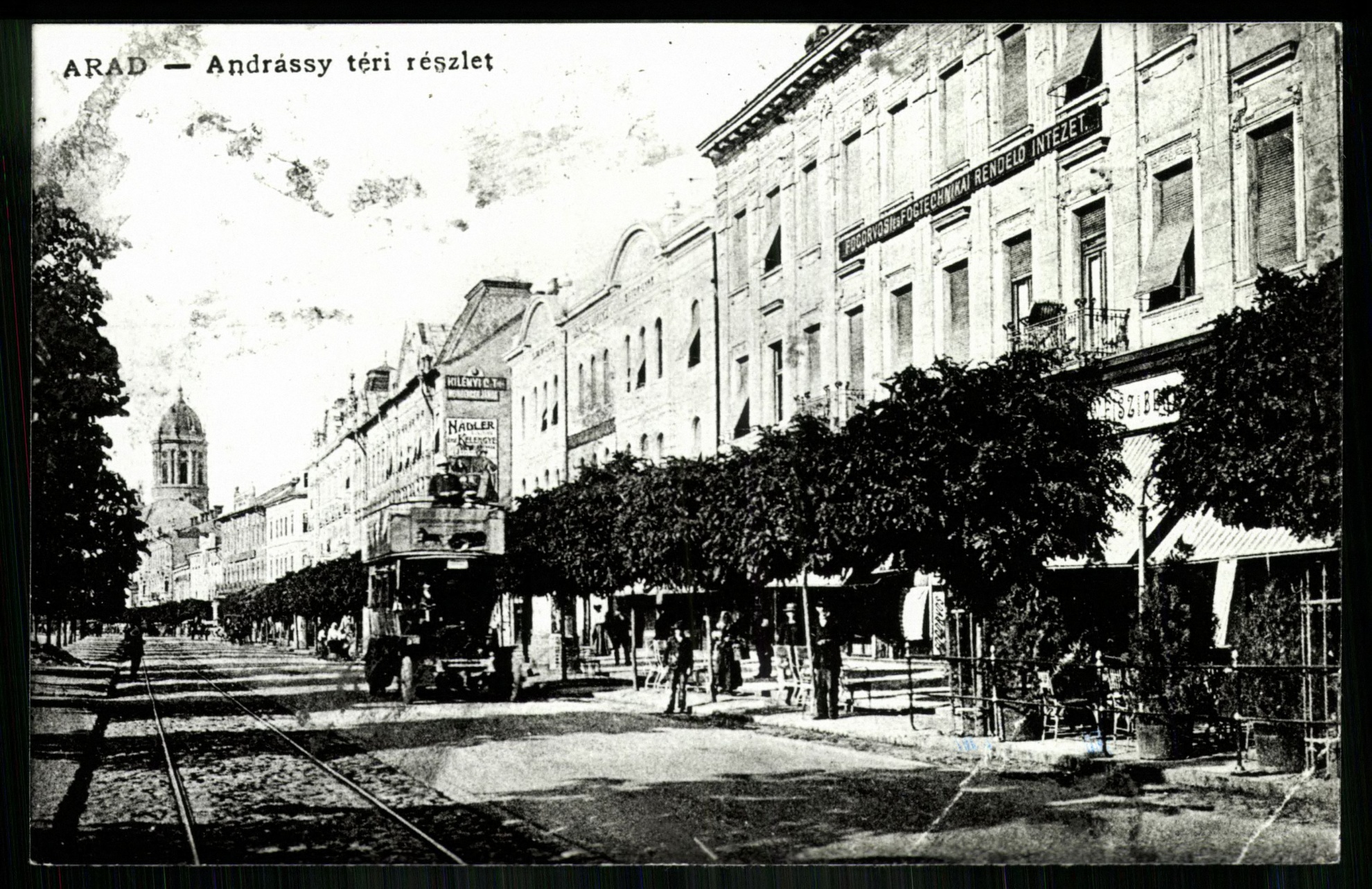 Arad; Andrássy téri részlet (Magyar Kereskedelmi és Vendéglátóipari Múzeum CC BY-NC-ND)