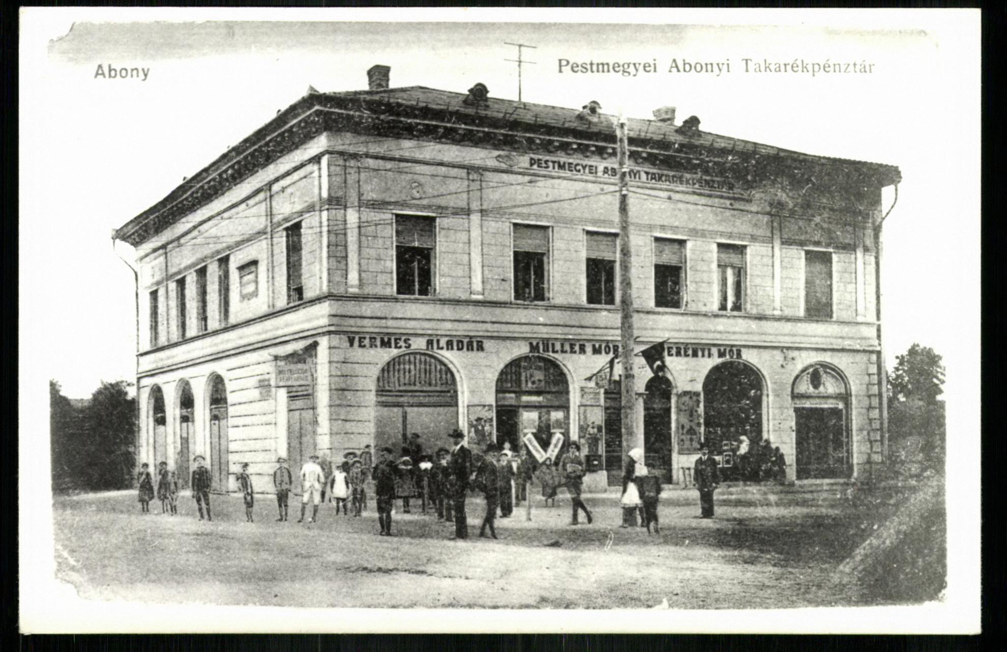 Abony; Pest megyei Takarékpénztár (Magyar Kereskedelmi és Vendéglátóipari Múzeum CC BY-NC-ND)