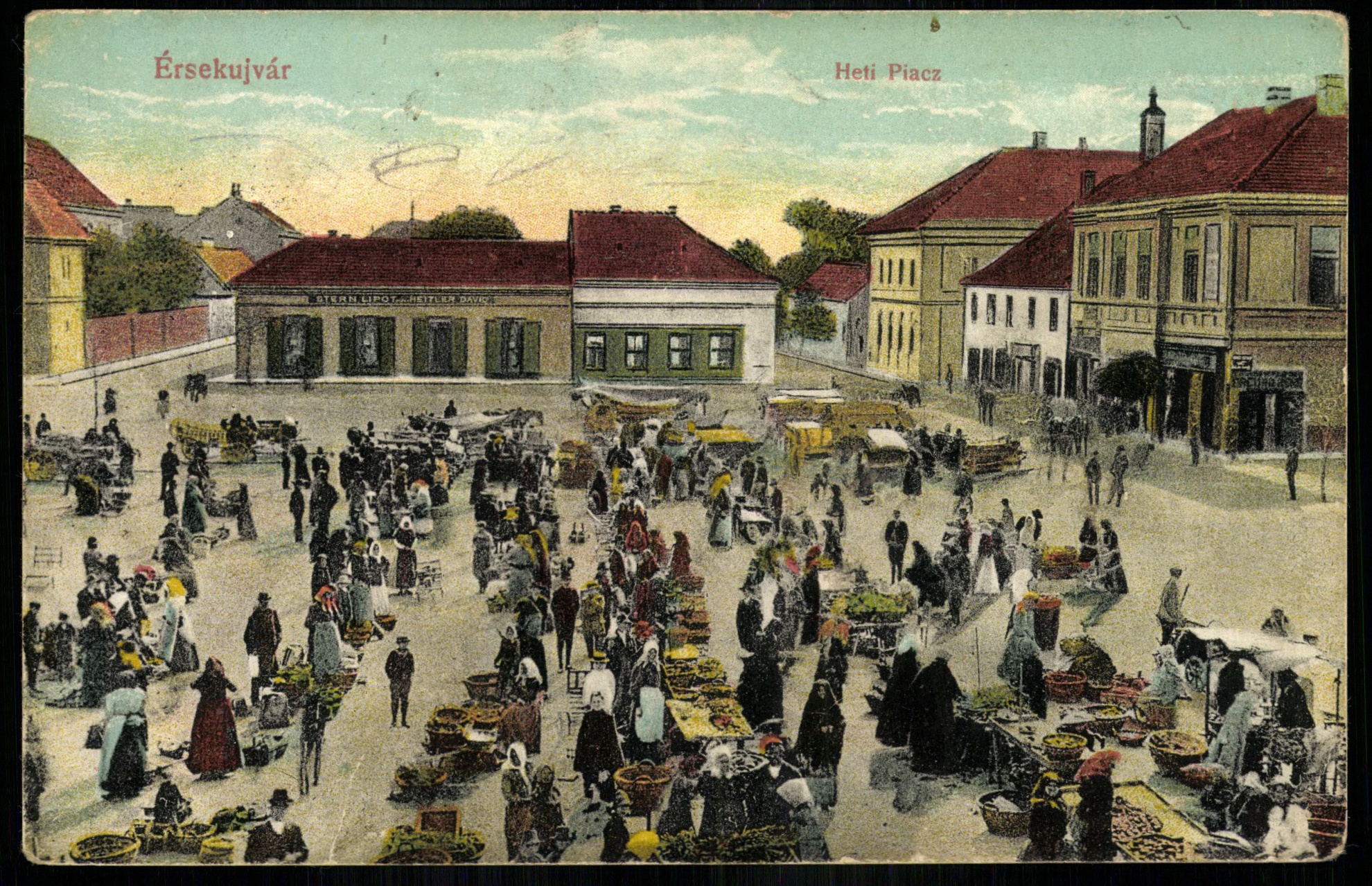Érsekújvár; Heti piac (Magyar Kereskedelmi és Vendéglátóipari Múzeum CC BY-NC-ND)