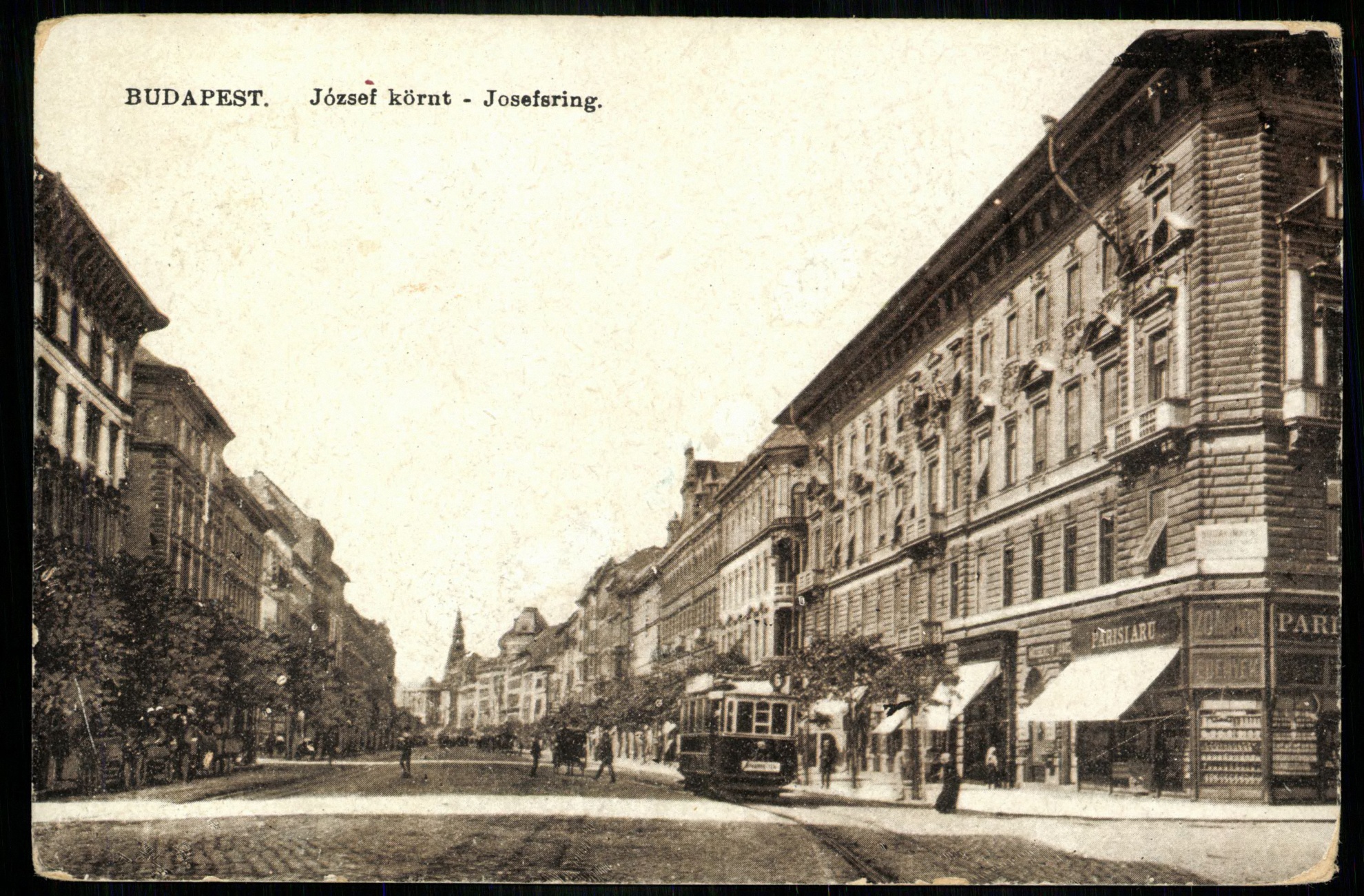 Budapest; József körút (Magyar Kereskedelmi és Vendéglátóipari Múzeum CC BY-NC-ND)