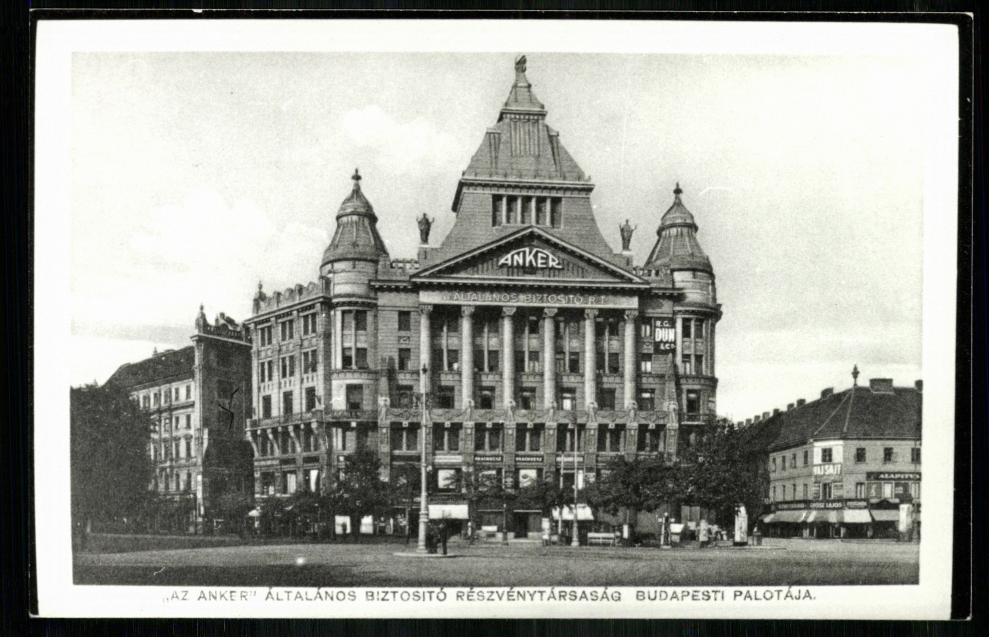Budapest; Az Anker Általános Biztosító Részvénytársaság palotája (Magyar Kereskedelmi és Vendéglátóipari Múzeum CC BY-NC-ND)