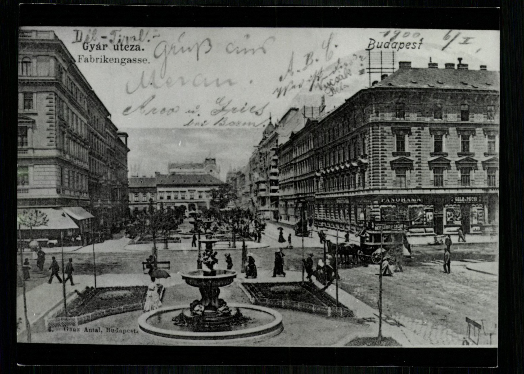 Budapest; Gyár utca (Magyar Kereskedelmi és Vendéglátóipari Múzeum CC BY-NC-ND)