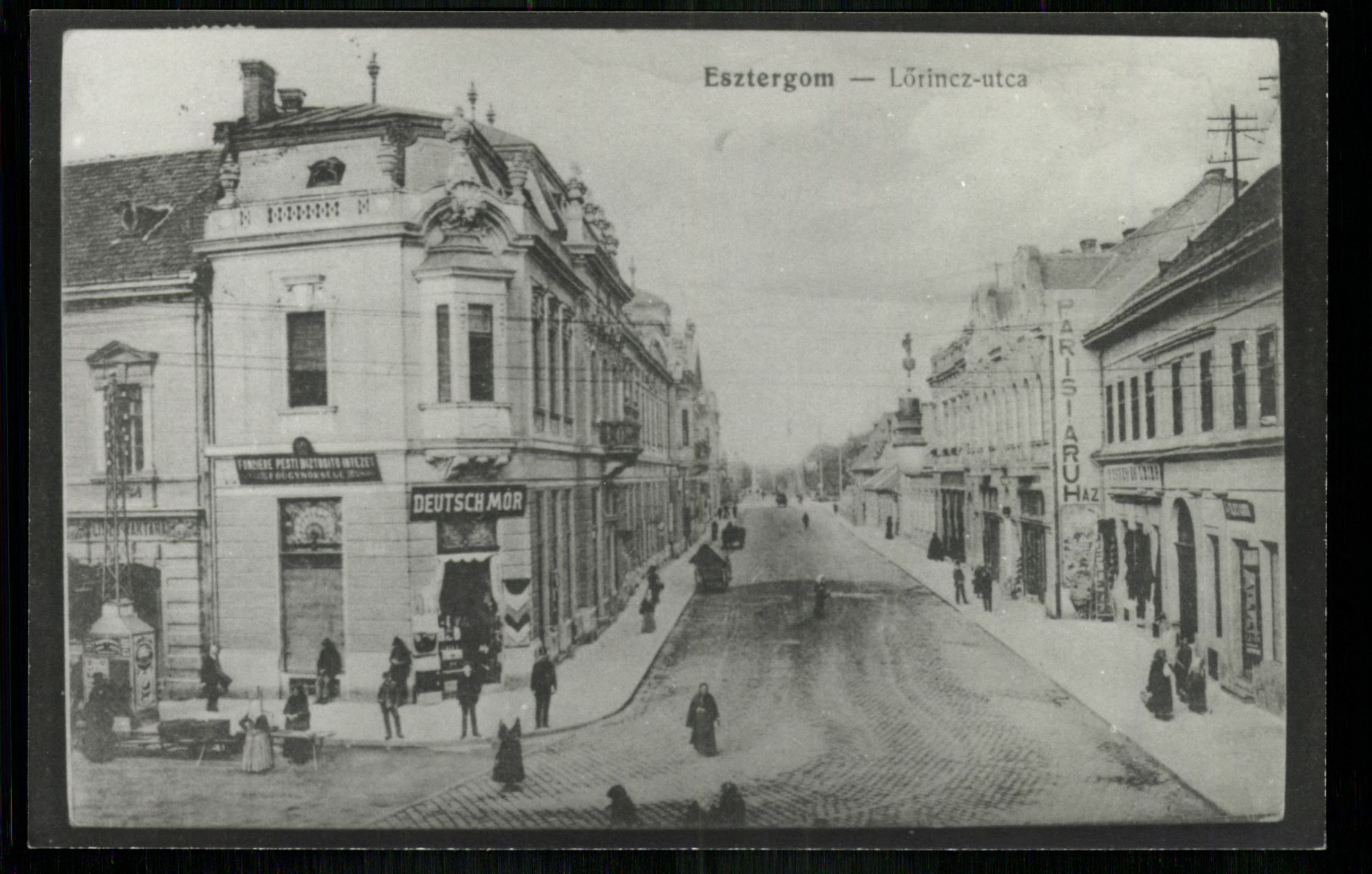 Esztergom; Lőrinc utca (Magyar Kereskedelmi és Vendéglátóipari Múzeum CC BY-NC-ND)