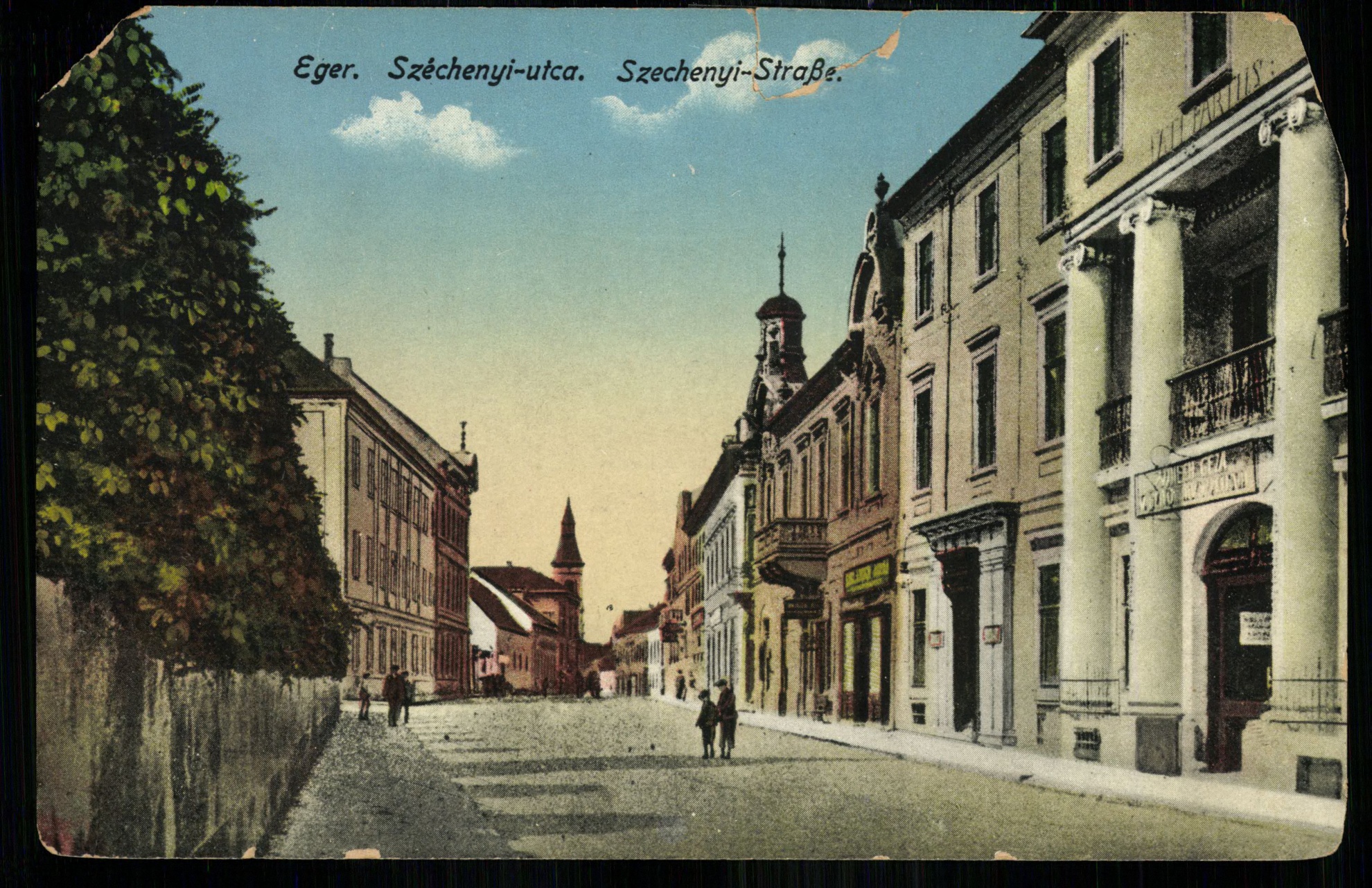 Eger; Széchenyi utca (Magyar Kereskedelmi és Vendéglátóipari Múzeum CC BY-NC-ND)