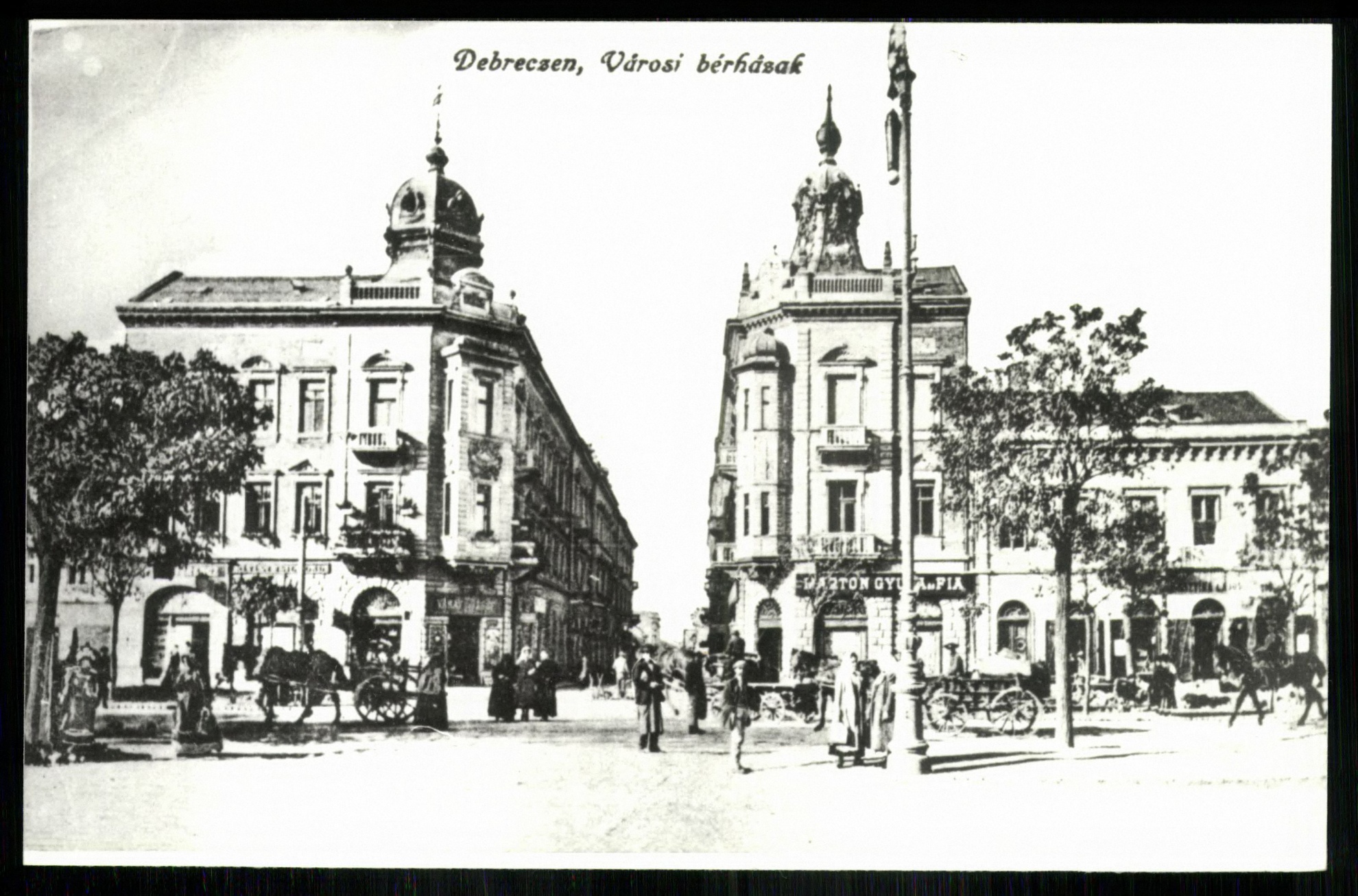 Debrecen; Városi bérházak (Magyar Kereskedelmi és Vendéglátóipari Múzeum CC BY-NC-ND)