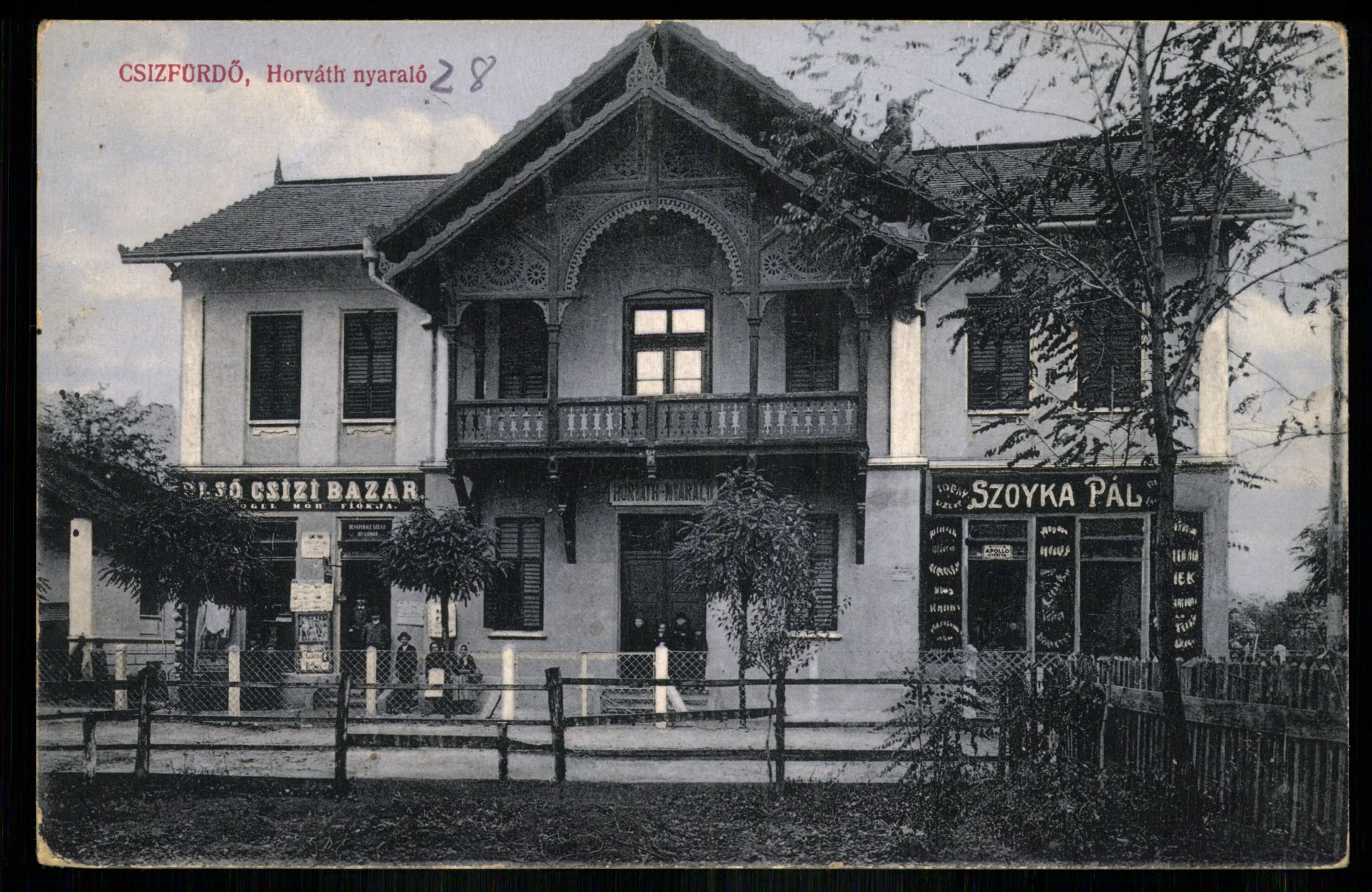 Csízfürdő; Horváth nyaraló (Magyar Kereskedelmi és Vendéglátóipari Múzeum CC BY-NC-ND)