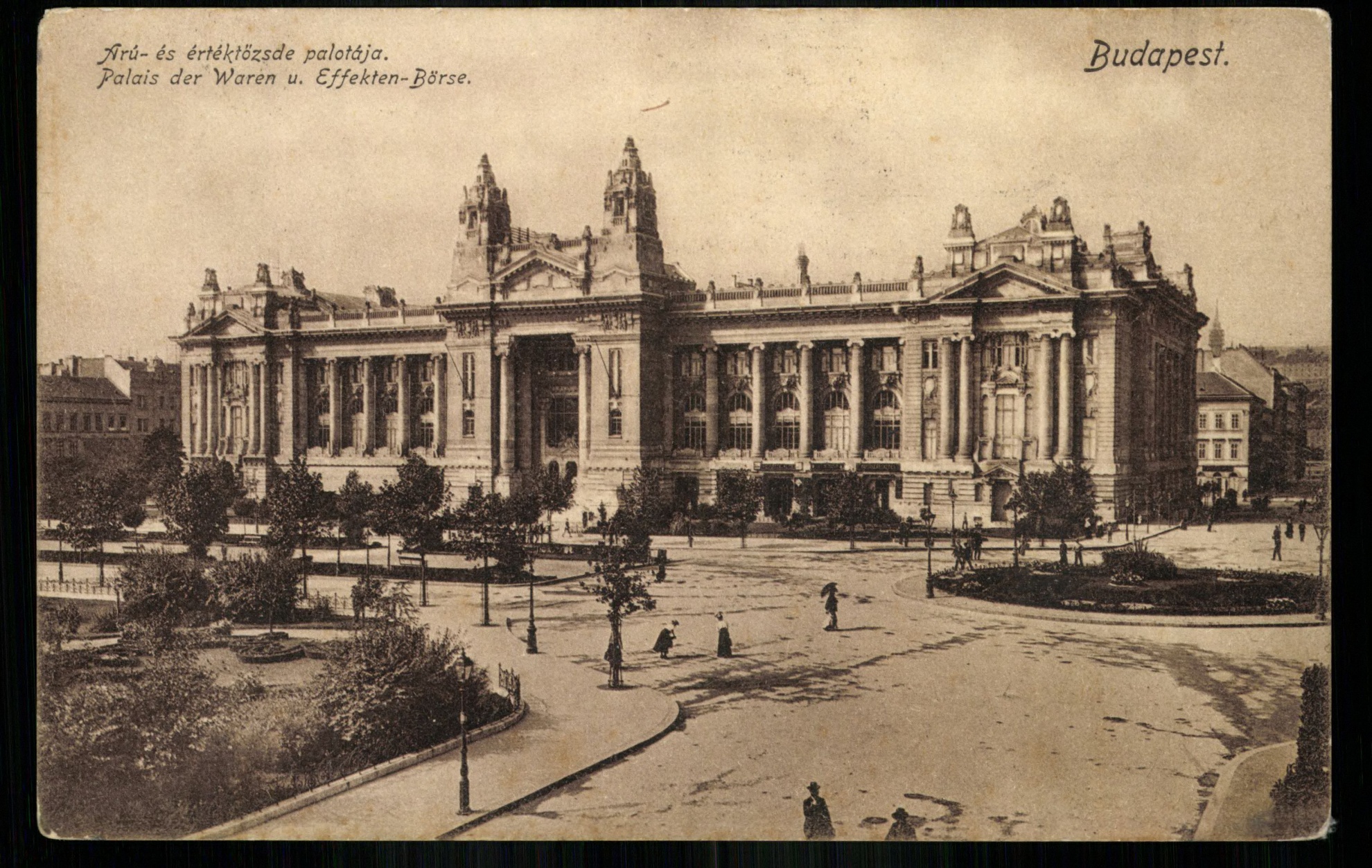 Budapest; Áru- és Értéktőzsde palotája (Magyar Kereskedelmi és Vendéglátóipari Múzeum CC BY-NC-ND)