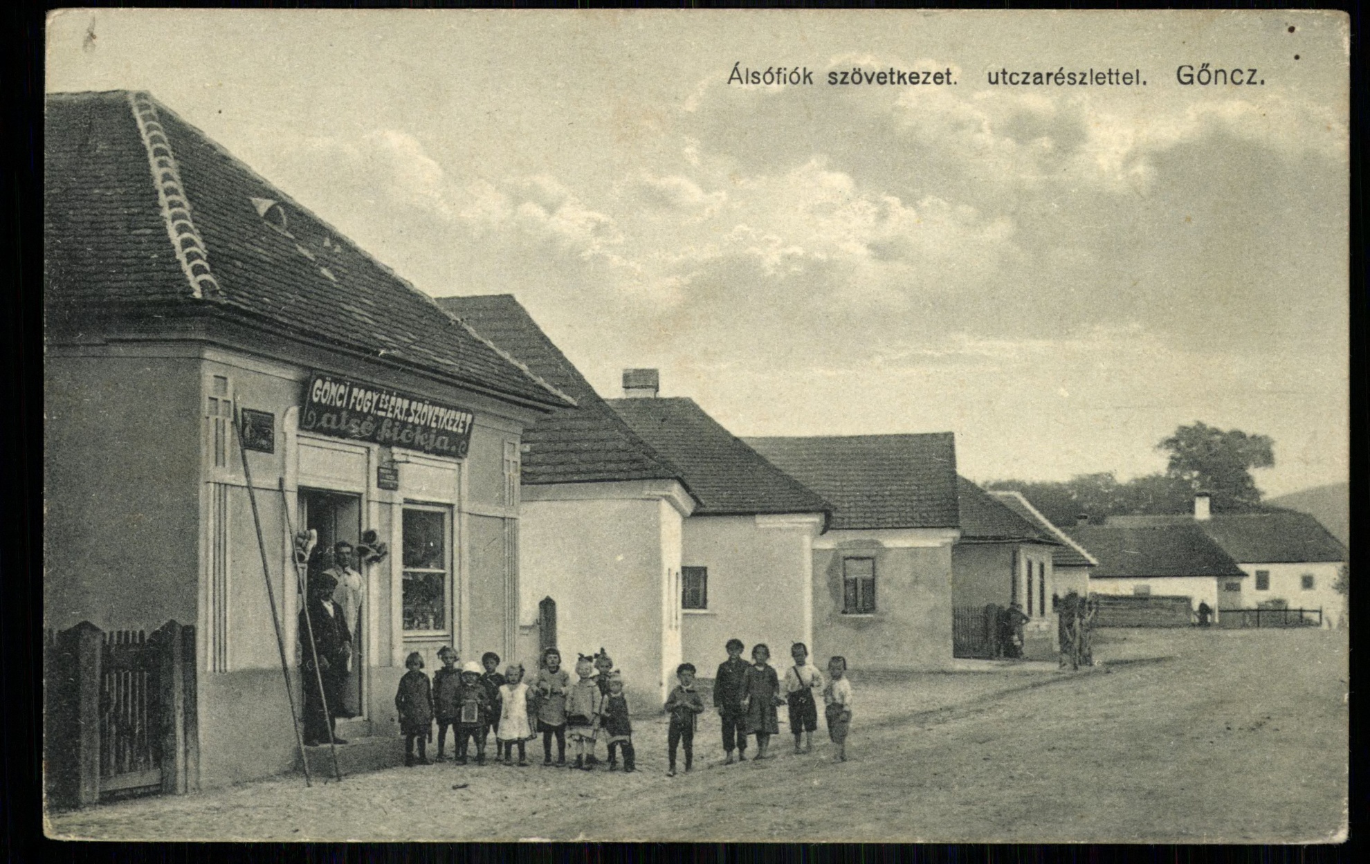 Göncz; Álsófiók szövetkezet (Magyar Kereskedelmi és Vendéglátóipari Múzeum CC BY-NC-ND)