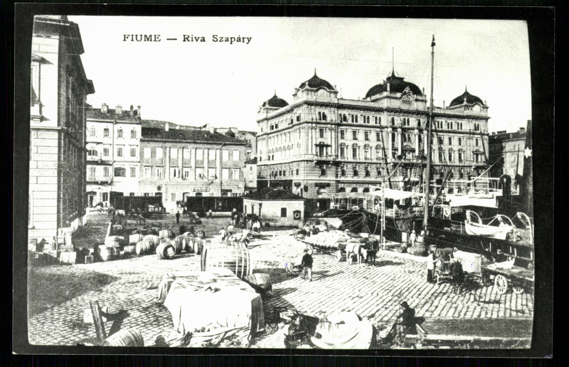 Fiume; Riva Szapáry (Magyar Kereskedelmi és Vendéglátóipari Múzeum CC BY-NC-ND)