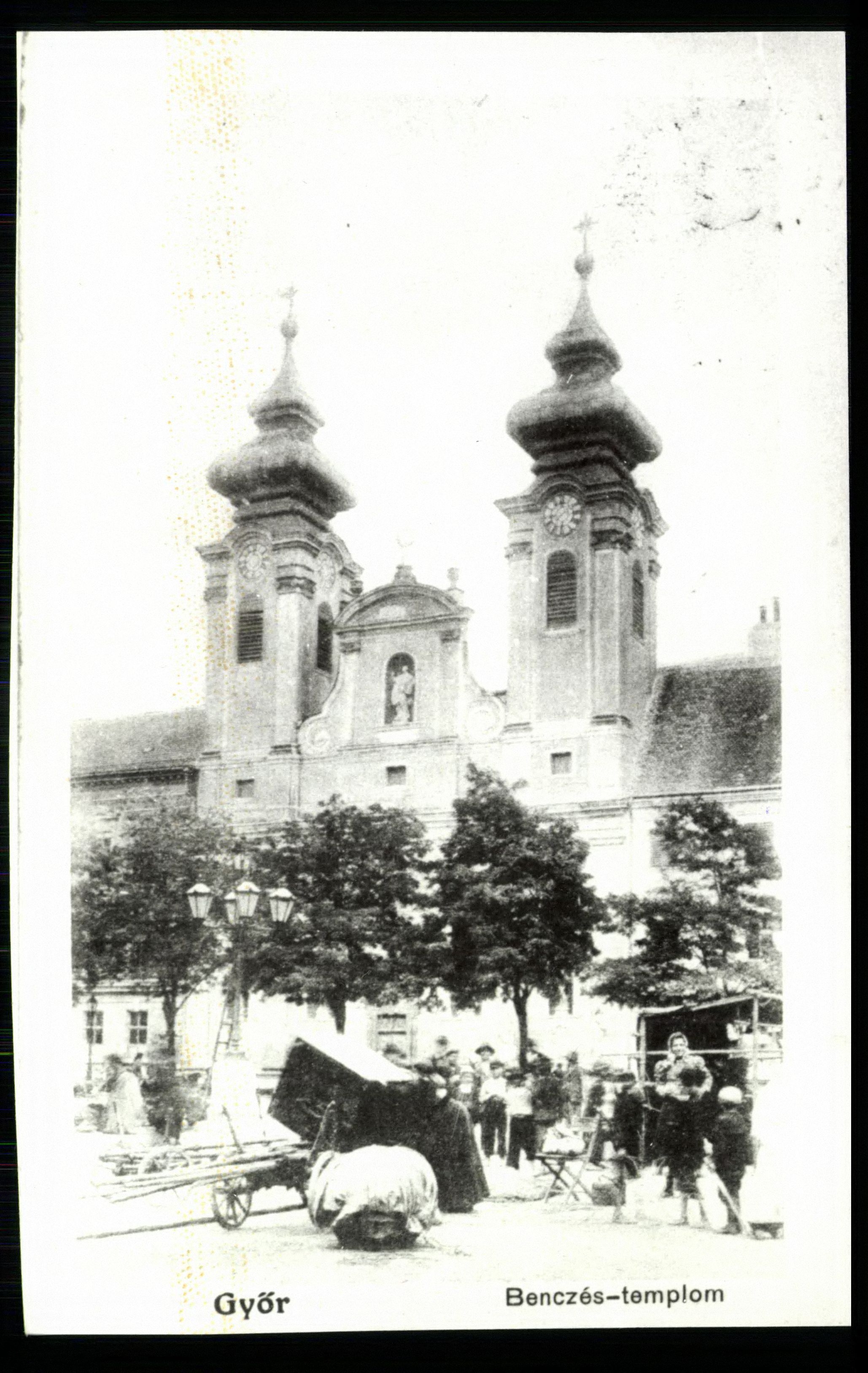 Győr; Bencés templom (Magyar Kereskedelmi és Vendéglátóipari Múzeum CC BY-NC-ND)