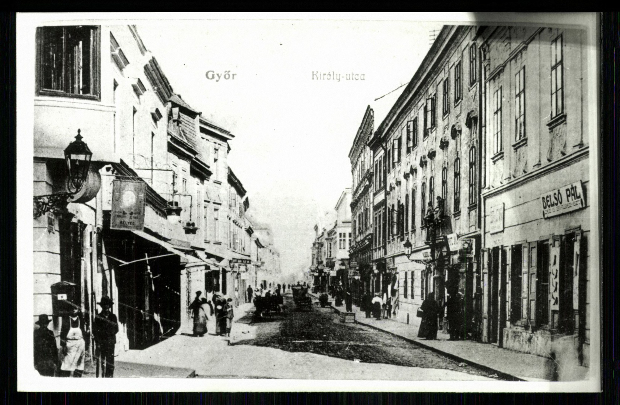 Győr; Király utca (Magyar Kereskedelmi és Vendéglátóipari Múzeum CC BY-NC-ND)