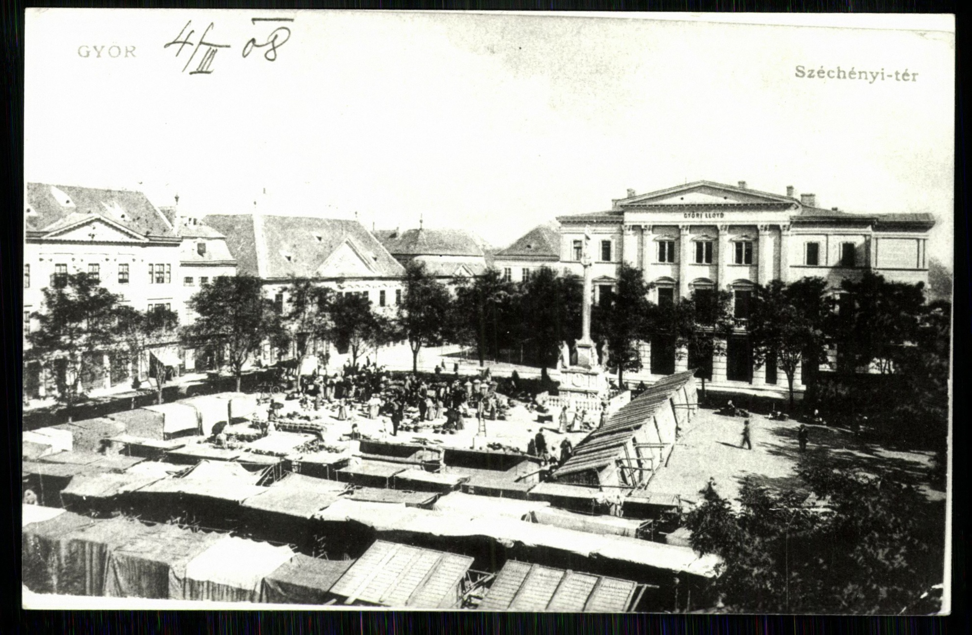 Győr; Széchényi tér (Magyar Kereskedelmi és Vendéglátóipari Múzeum CC BY-NC-ND)