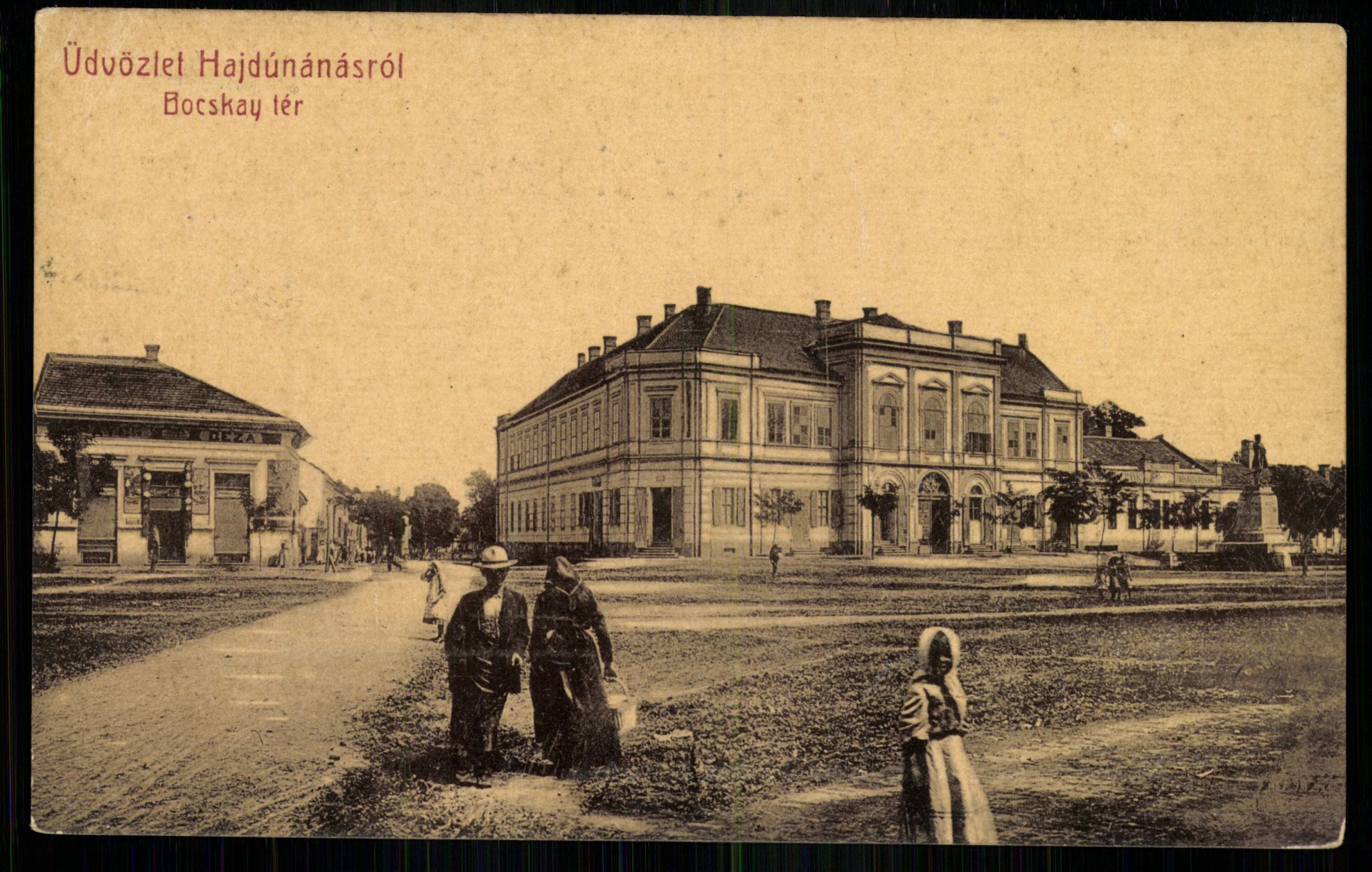 Hajdúnánás; Bocskay tér (Magyar Kereskedelmi és Vendéglátóipari Múzeum CC BY-NC-ND)