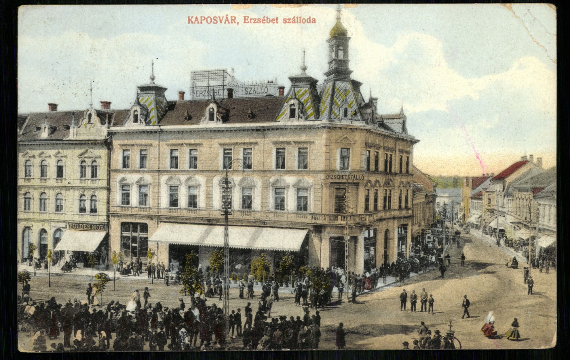Kaposvár; Erzsébet szálloda (Magyar Kereskedelmi és Vendéglátóipari Múzeum CC BY-NC-ND)
