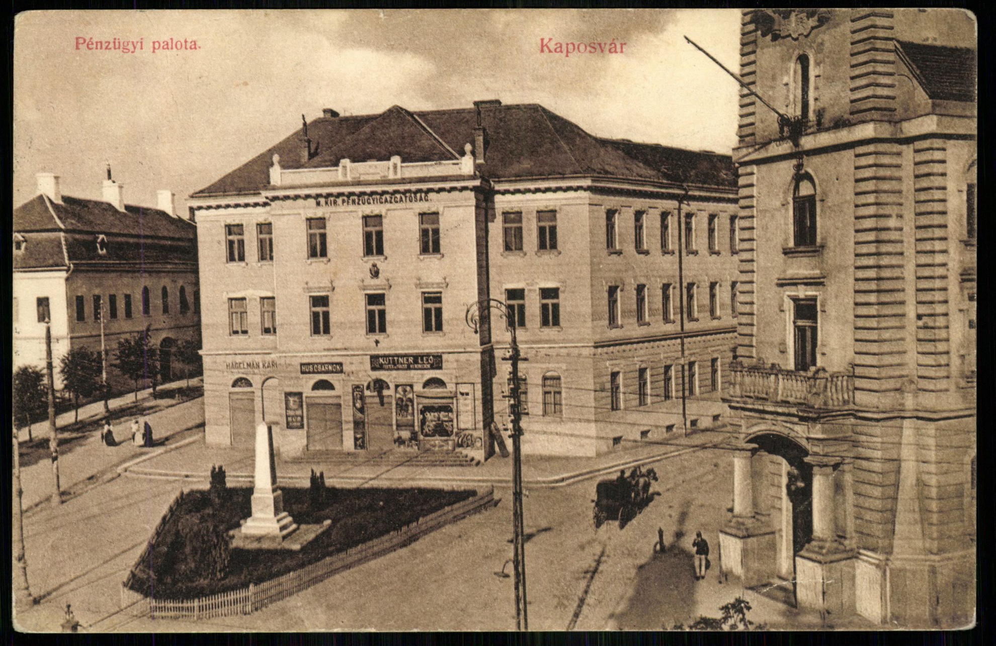 Kaposvár; Pénzügyi palota (Magyar Kereskedelmi és Vendéglátóipari Múzeum CC BY-NC-ND)