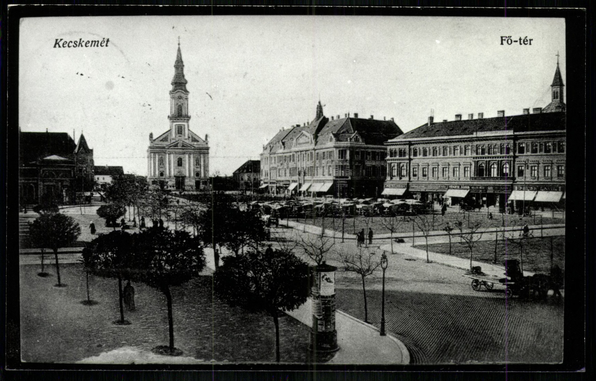 Kecskemét; Fő tér (Magyar Kereskedelmi és Vendéglátóipari Múzeum CC BY-NC-ND)