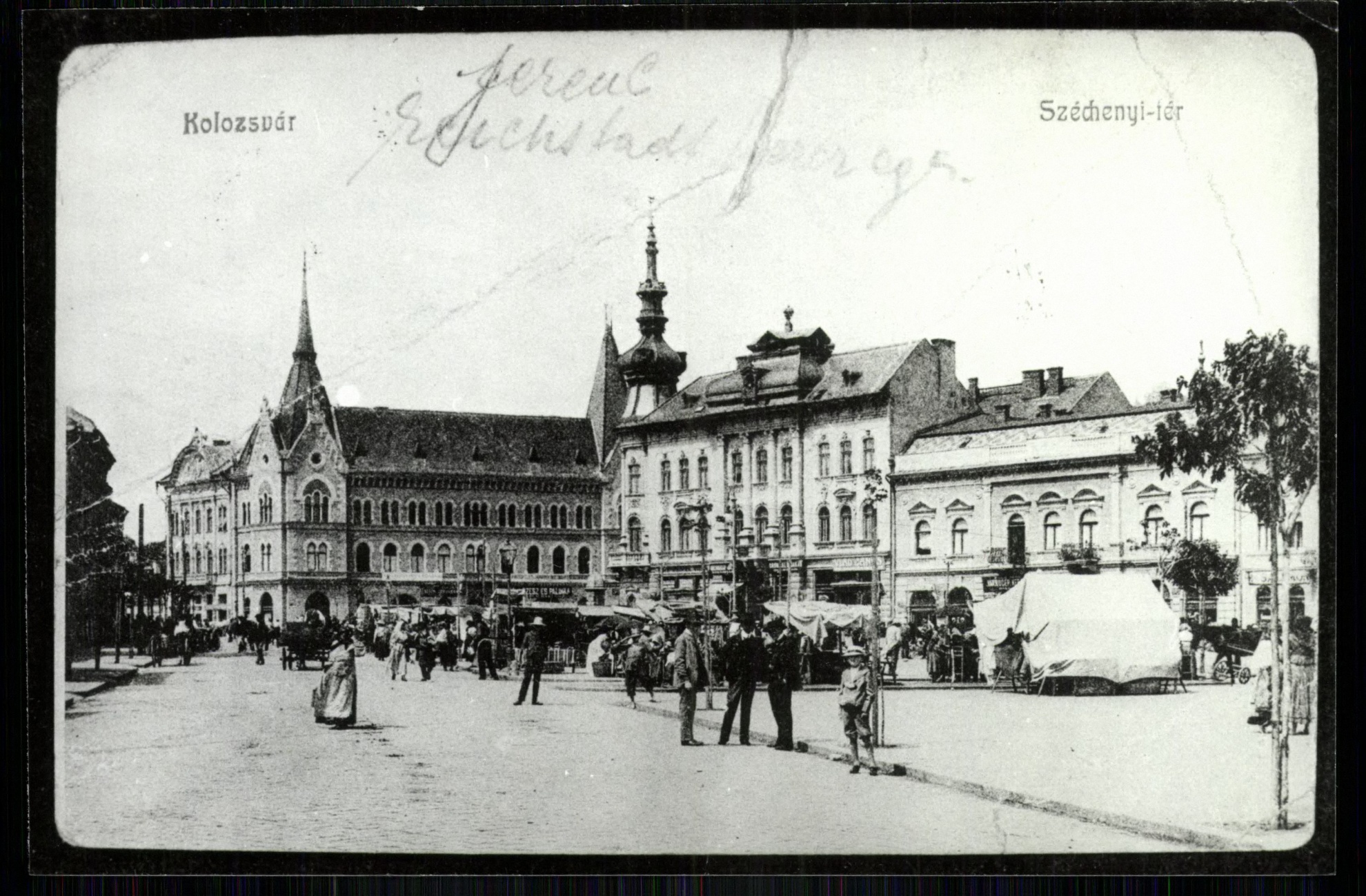 Kolozsvár; Széchenyi tér (Magyar Kereskedelmi és Vendéglátóipari Múzeum CC BY-NC-ND)