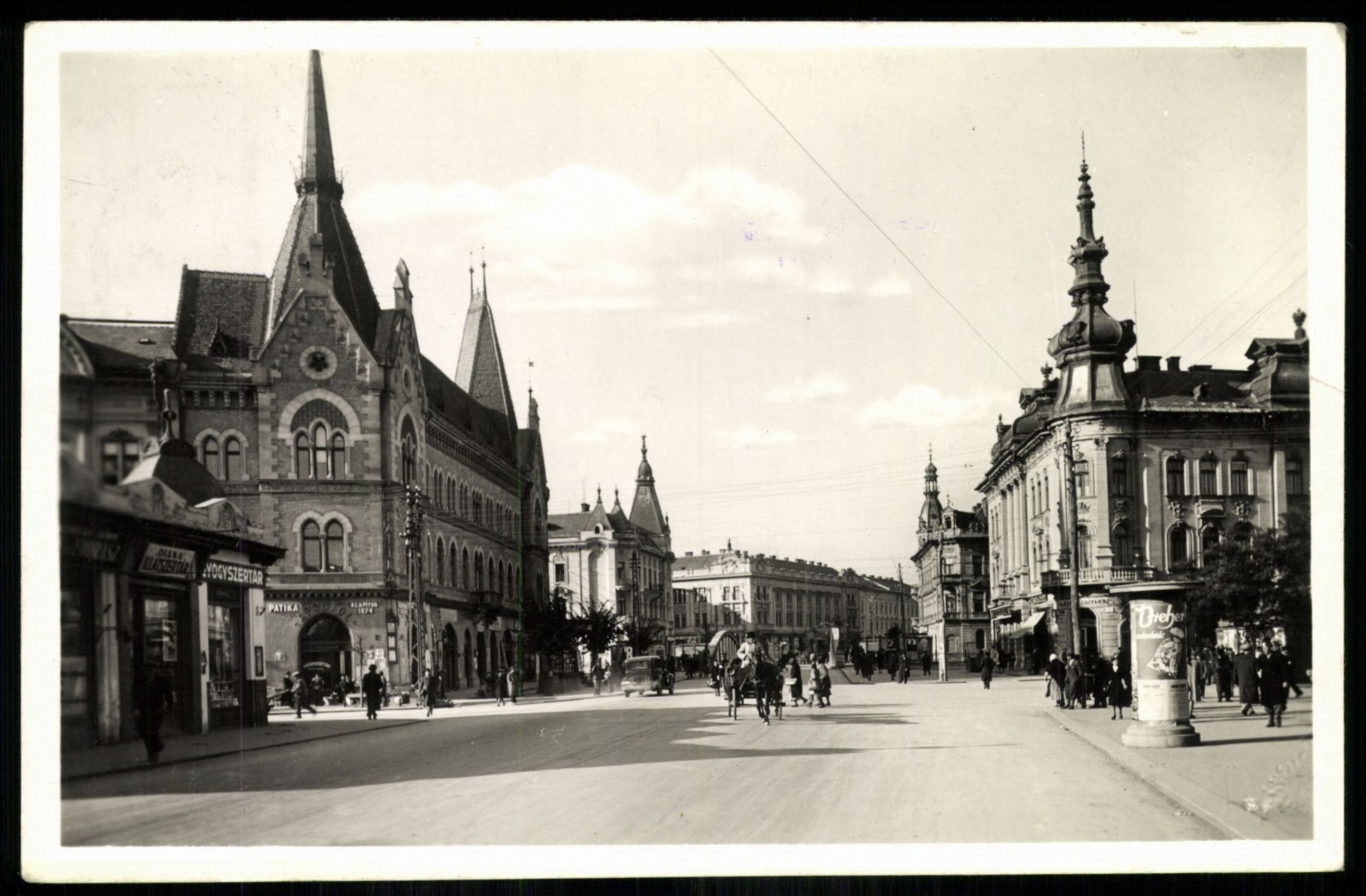 Kolozsvár; Horthy Miklós út (Magyar Kereskedelmi és Vendéglátóipari Múzeum CC BY-NC-ND)