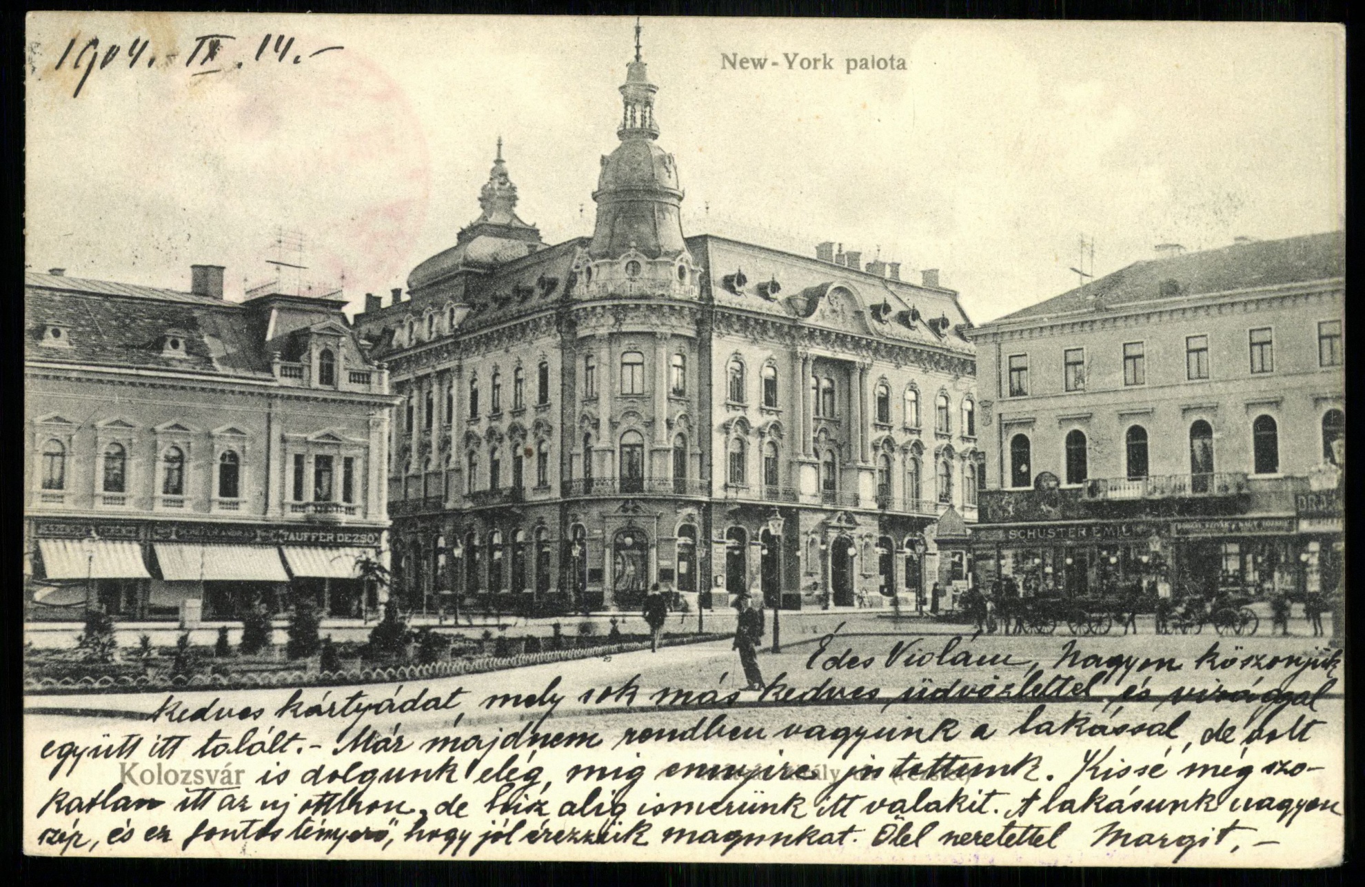 Kolozsvár; New York Palota (Magyar Kereskedelmi és Vendéglátóipari Múzeum CC BY-NC-ND)