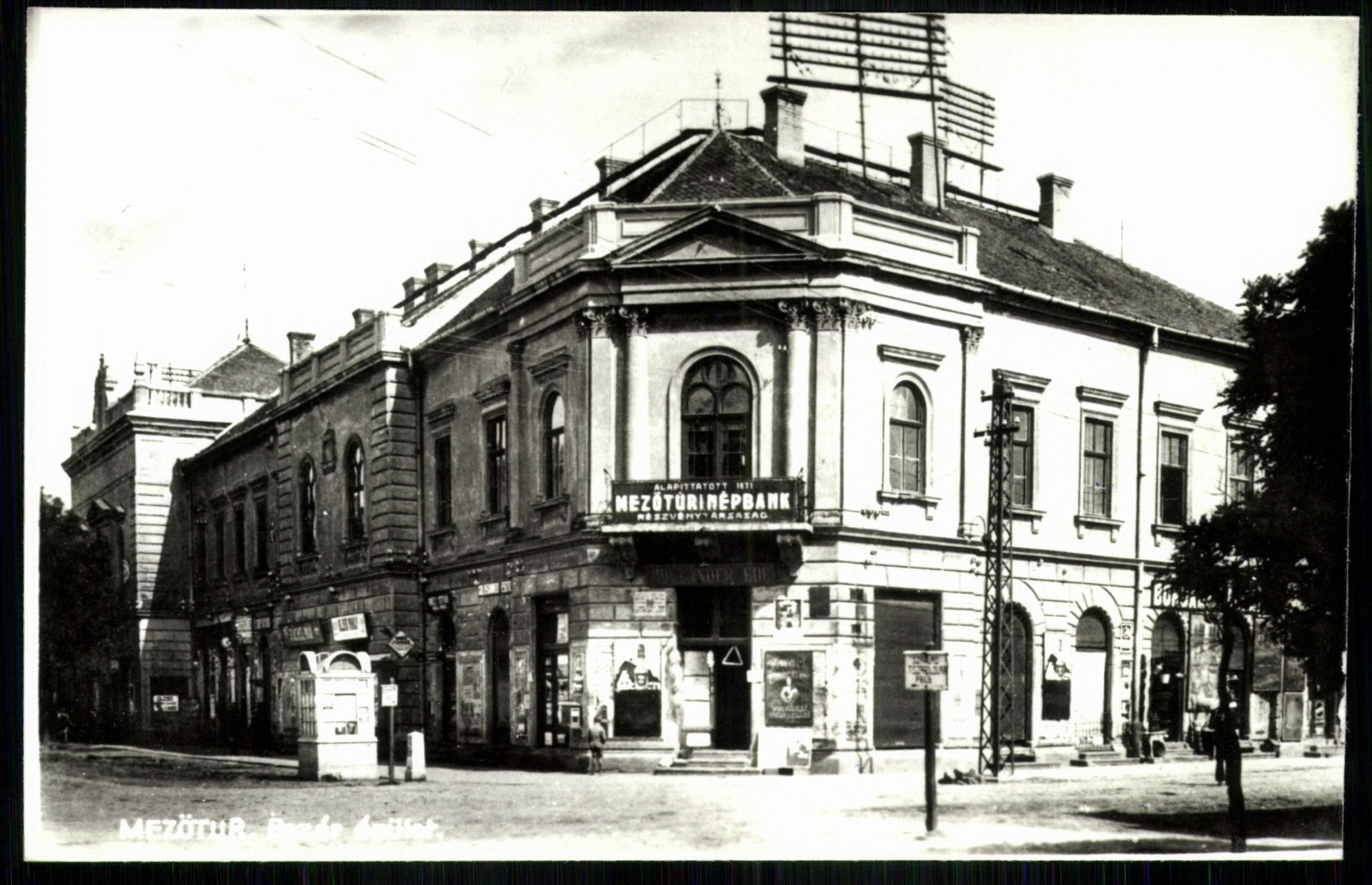 Mezőtúr; nt épület (Magyar Kereskedelmi és Vendéglátóipari Múzeum CC BY-NC-ND)