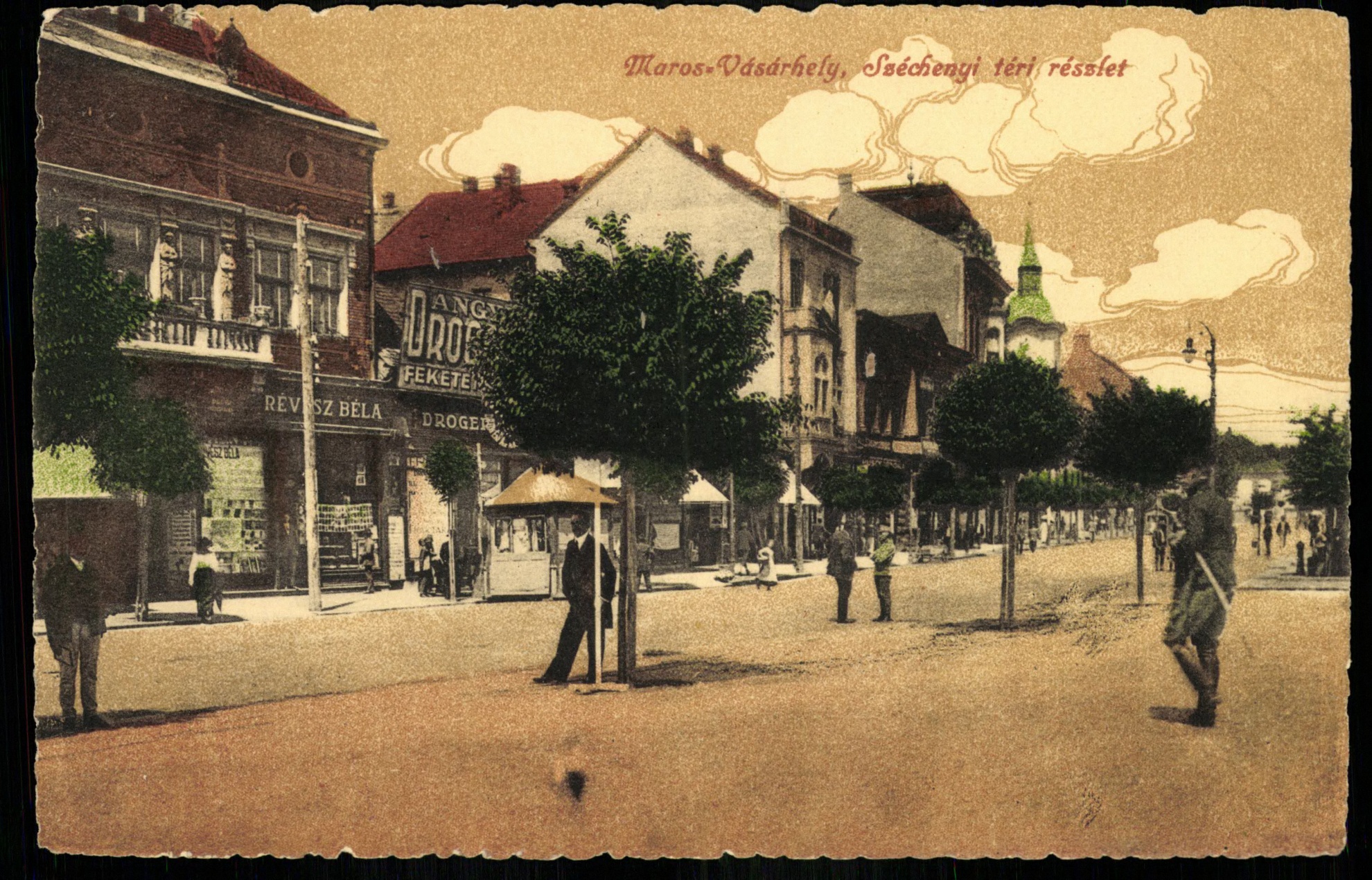 Marosvásárhely; Széchenyi téri részlet (Magyar Kereskedelmi és Vendéglátóipari Múzeum CC BY-NC-ND)