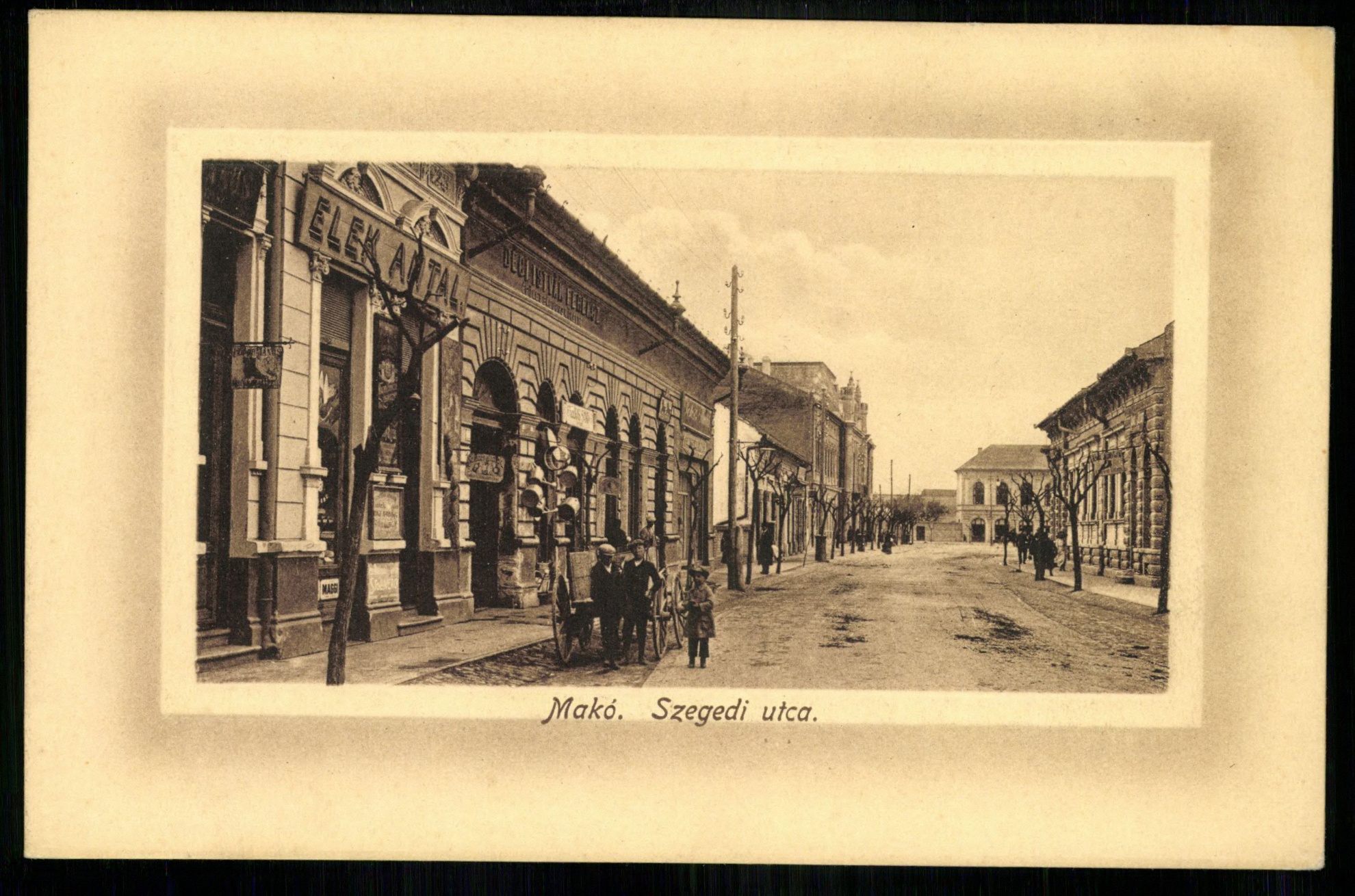 Makó; Szegedi utca (Magyar Kereskedelmi és Vendéglátóipari Múzeum CC BY-NC-ND)