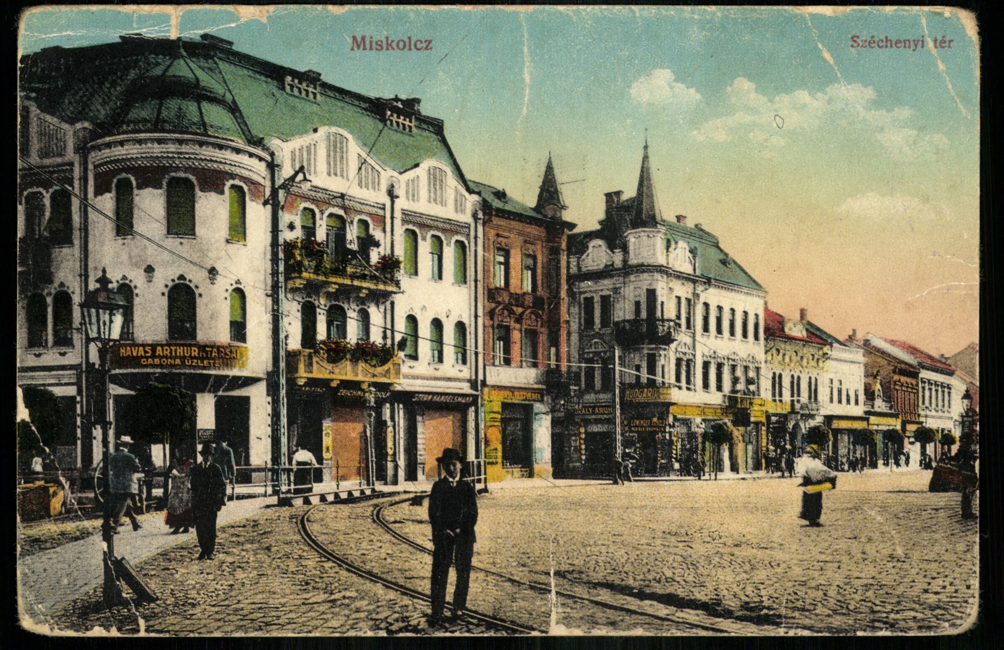 Miskolc; Széchenyi tér (Magyar Kereskedelmi és Vendéglátóipari Múzeum CC BY-NC-ND)